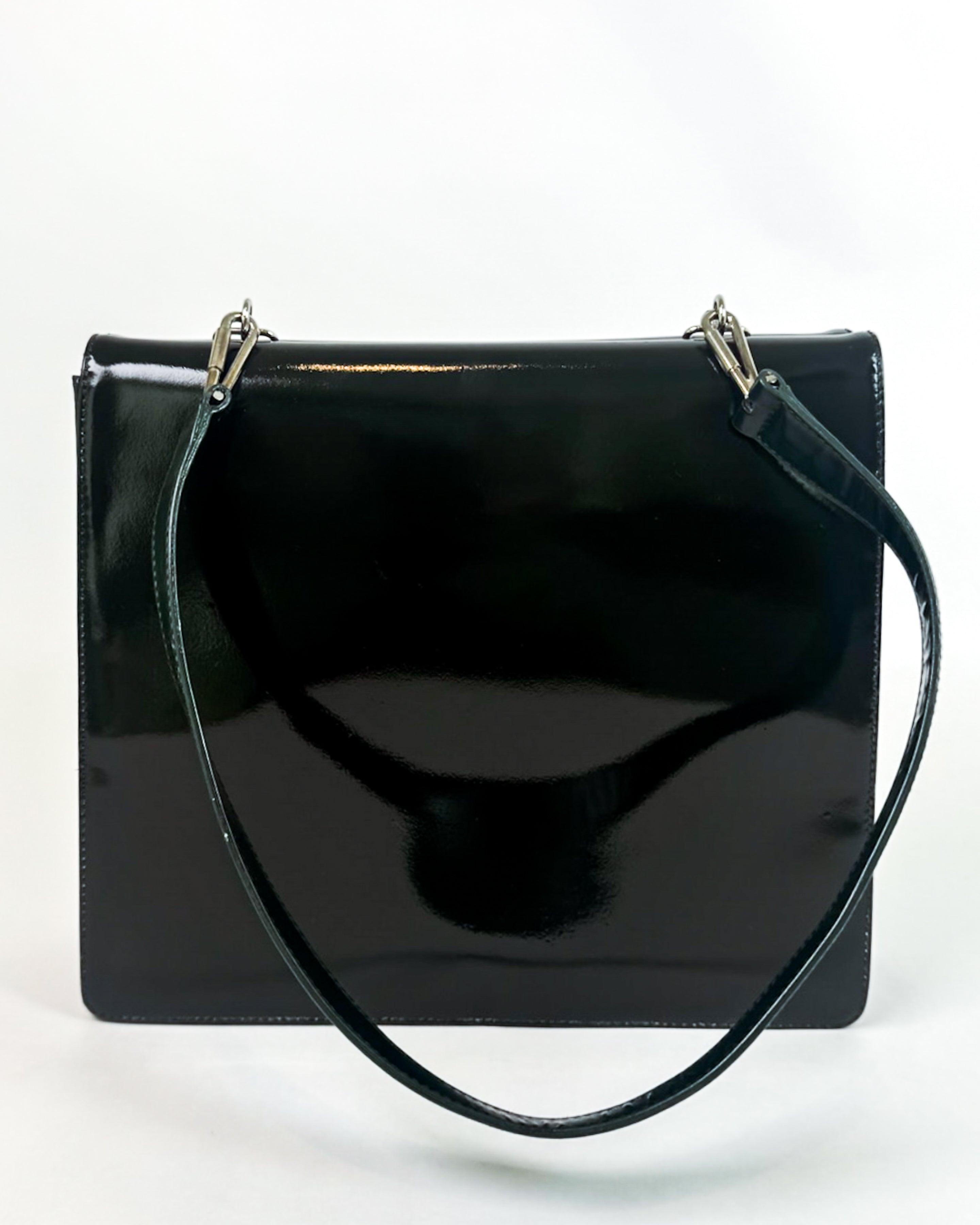 Gucci Tom Ford Slim Horsebit Clutch/Shoulder Bag Dark Green
