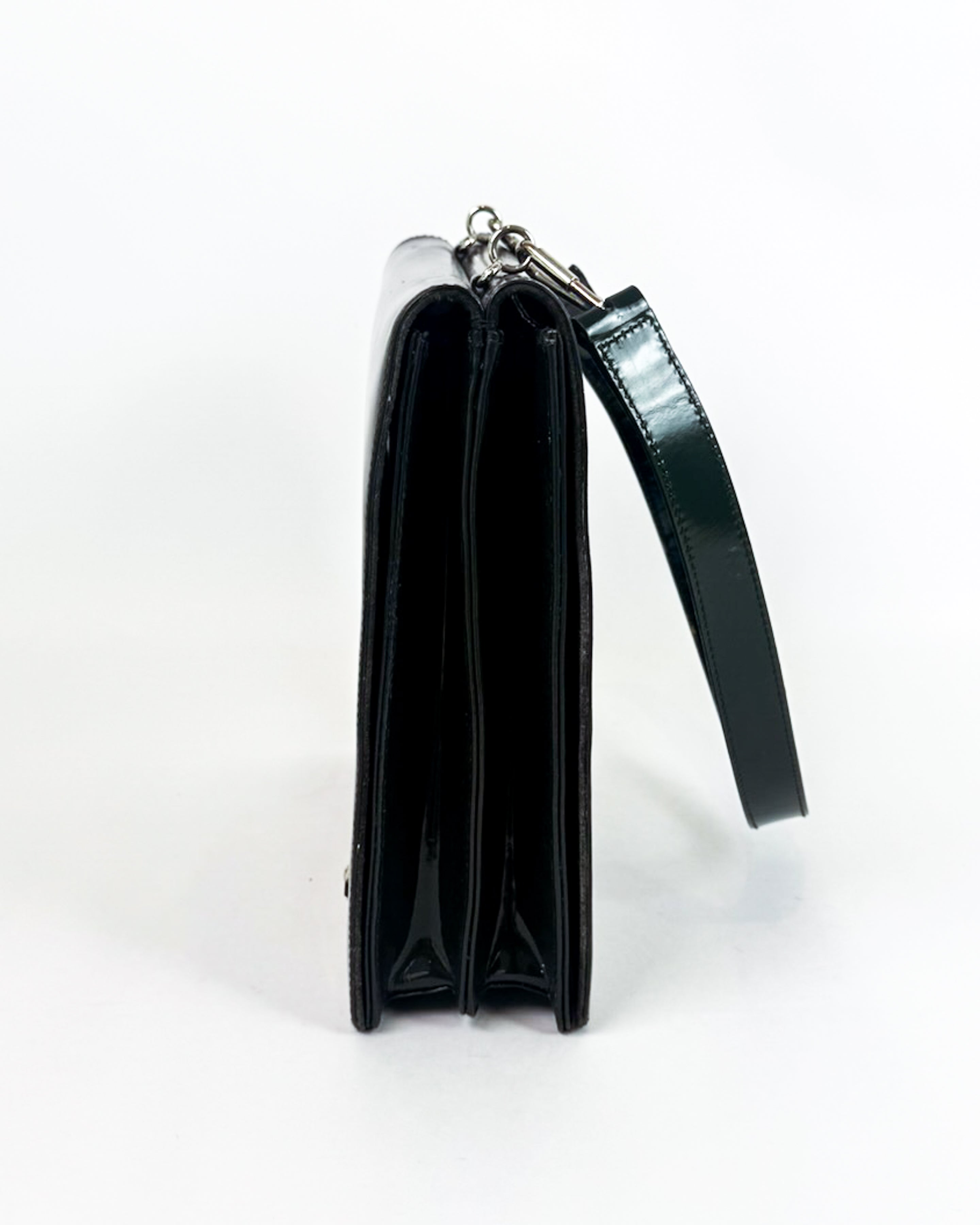 Gucci Tom Ford Slim Horsebit Clutch/Shoulder Bag Dark Green