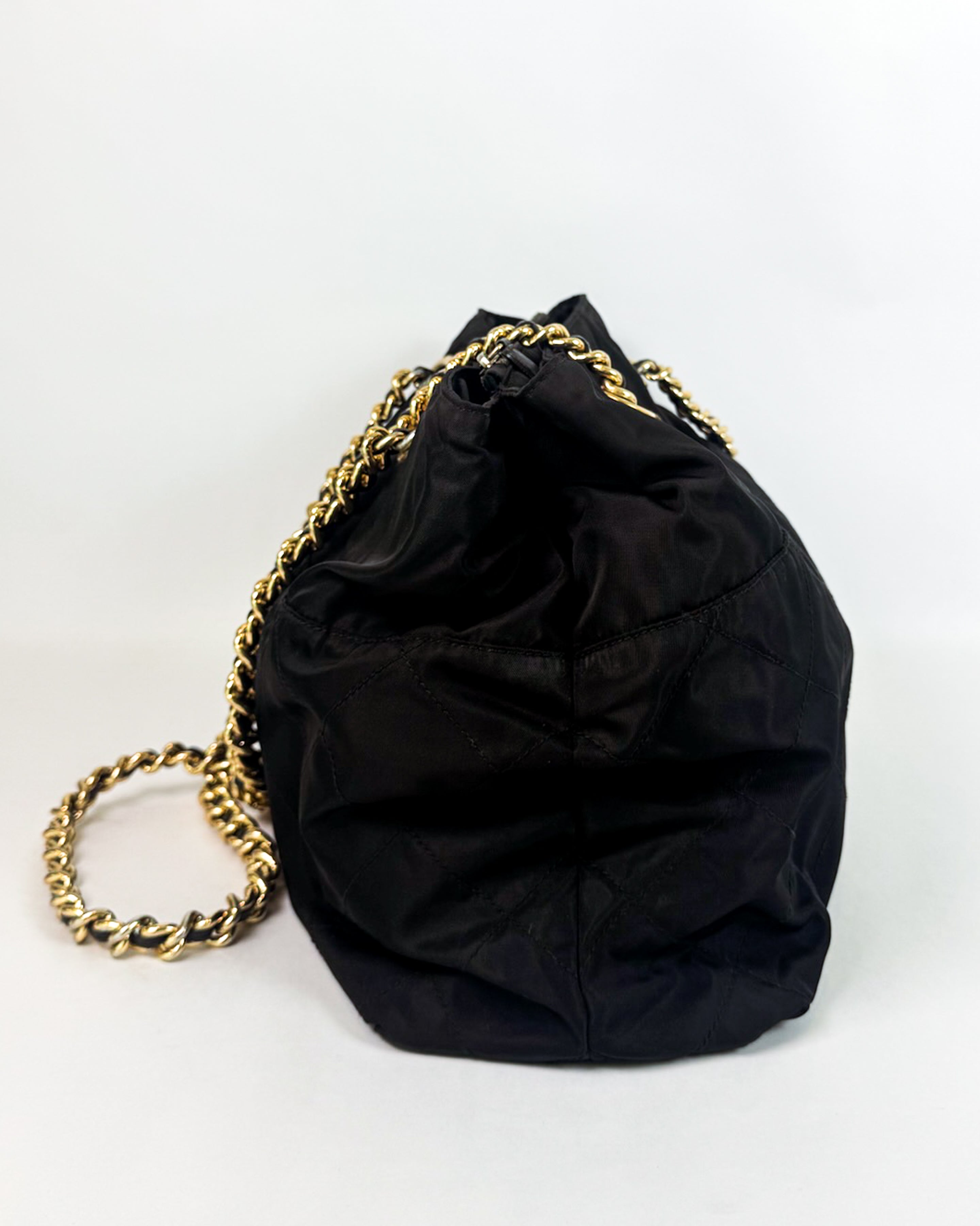 Prada Quilted Nylon Chain Shoulder Bag