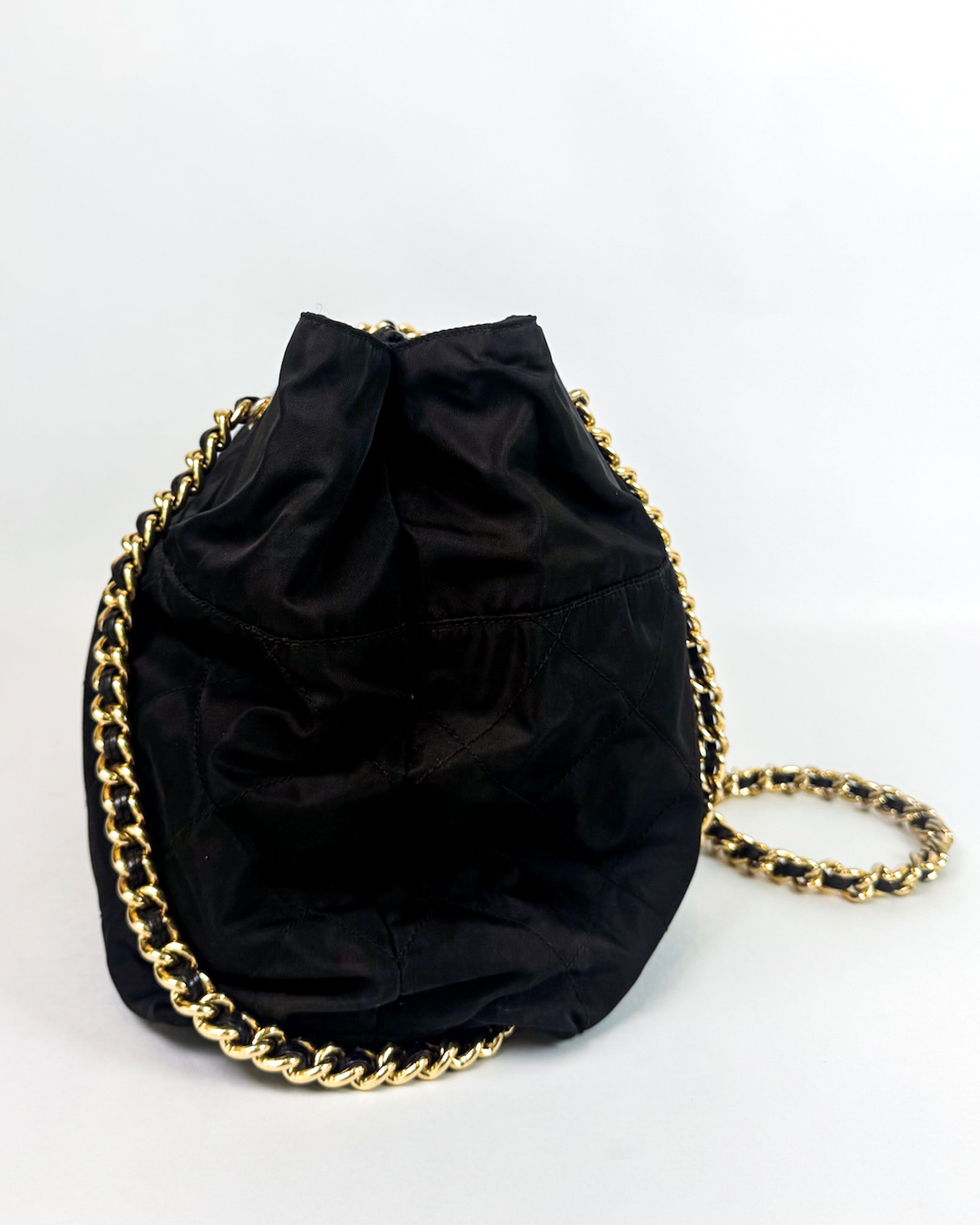 Prada Quilted Nylon Chain Shoulder Bag