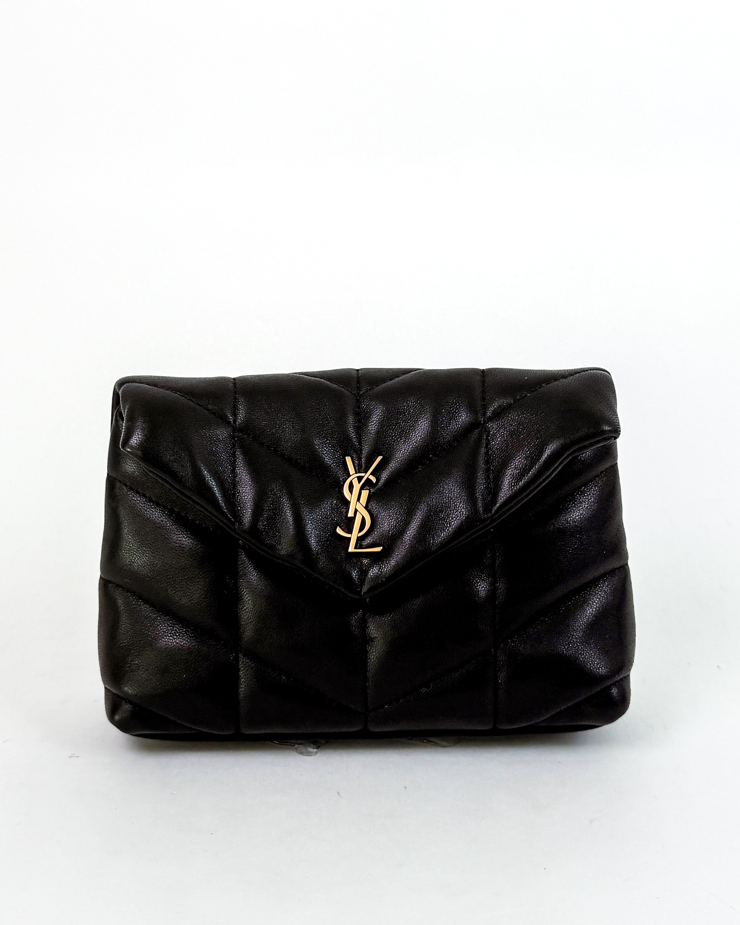 YSL Quilted Lambskin Clutch