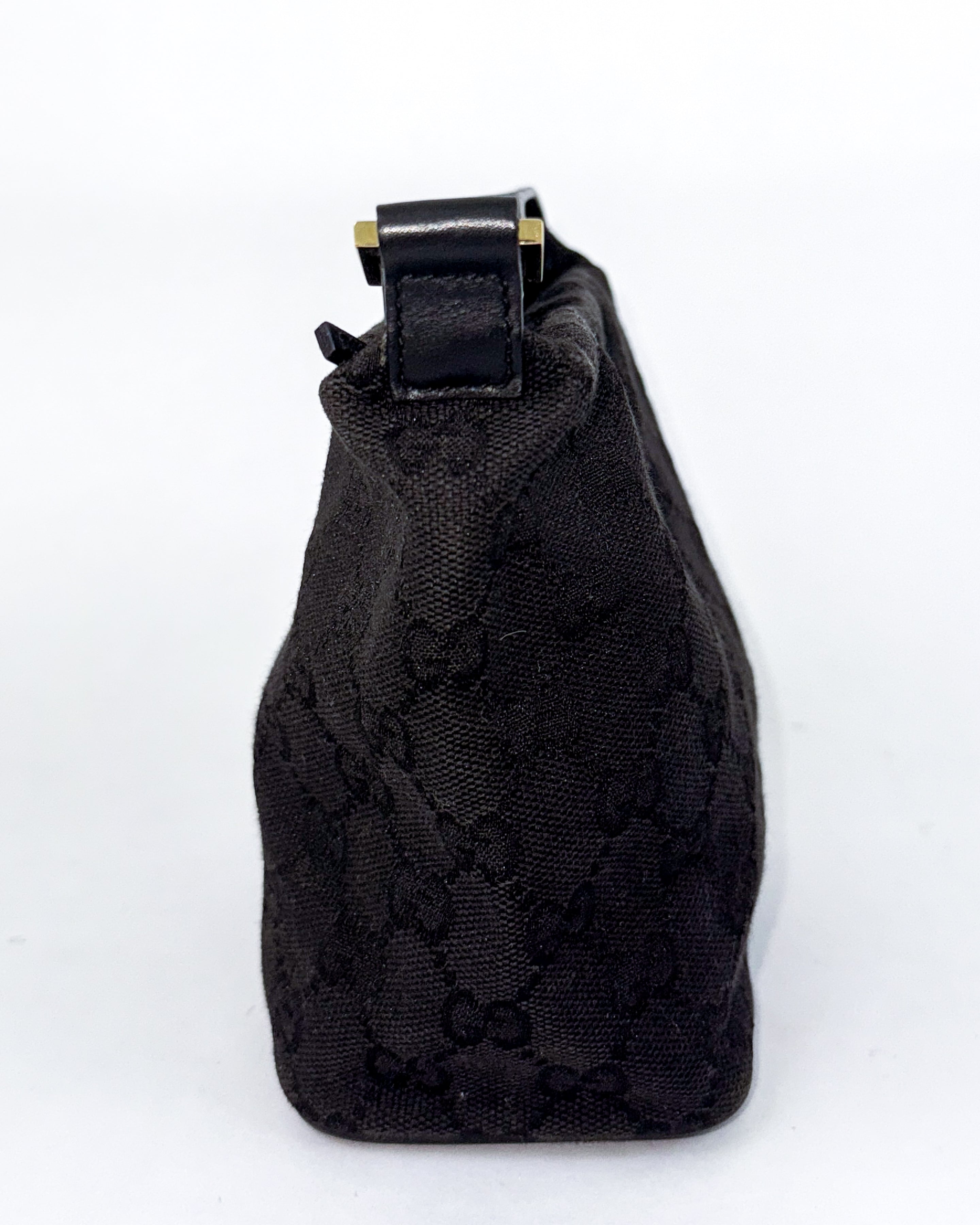 Gucci Black GG Canvas Handbag Small