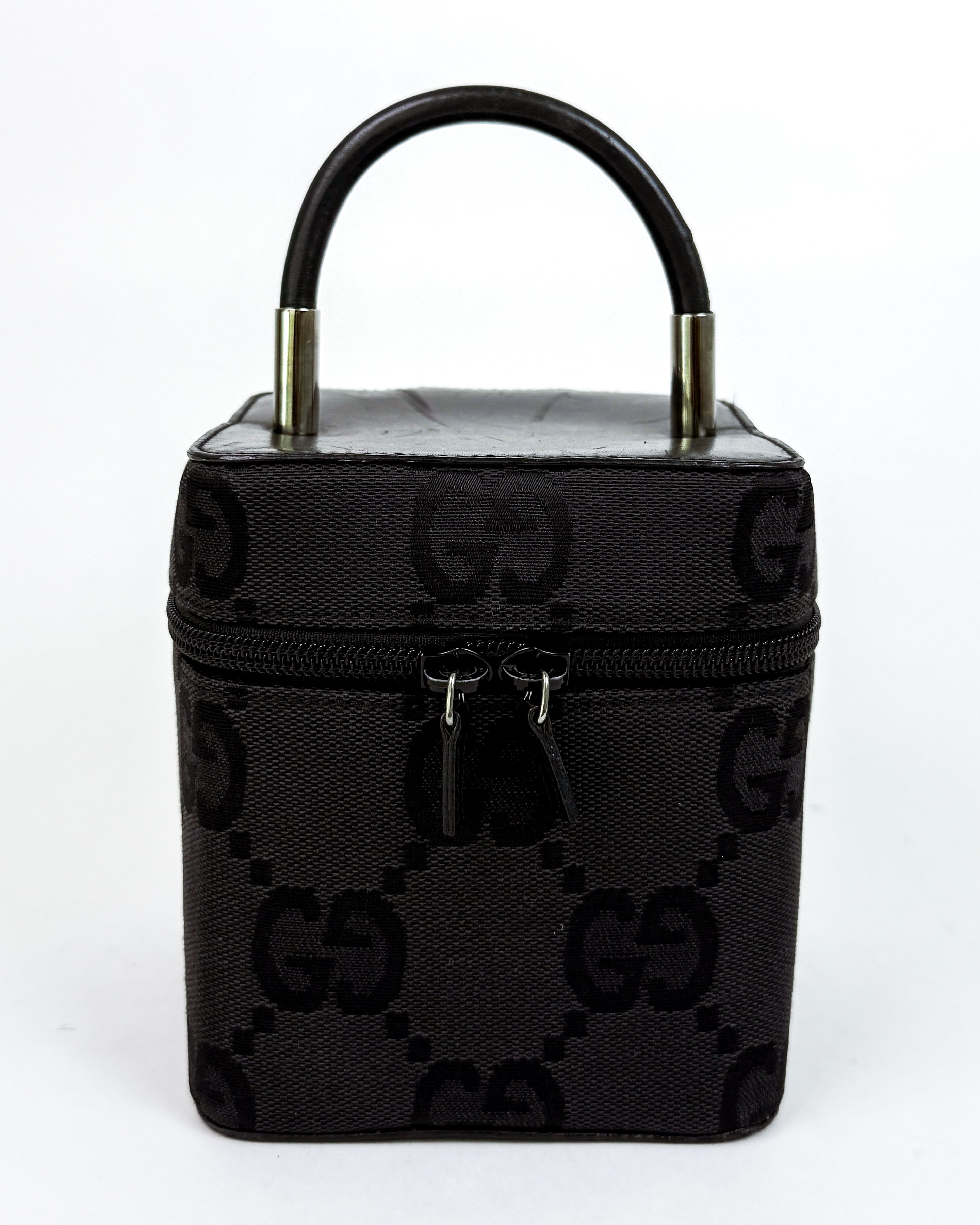 Gucci Black GG Vanity Bag