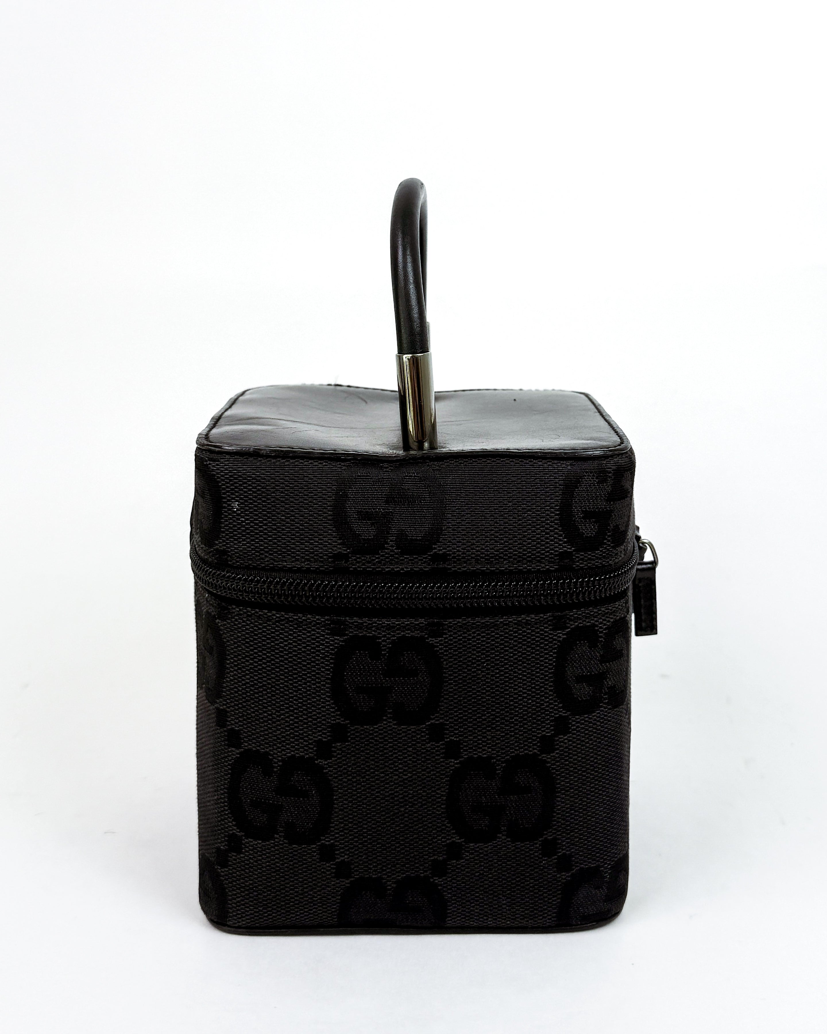 Gucci Black GG Vanity Bag