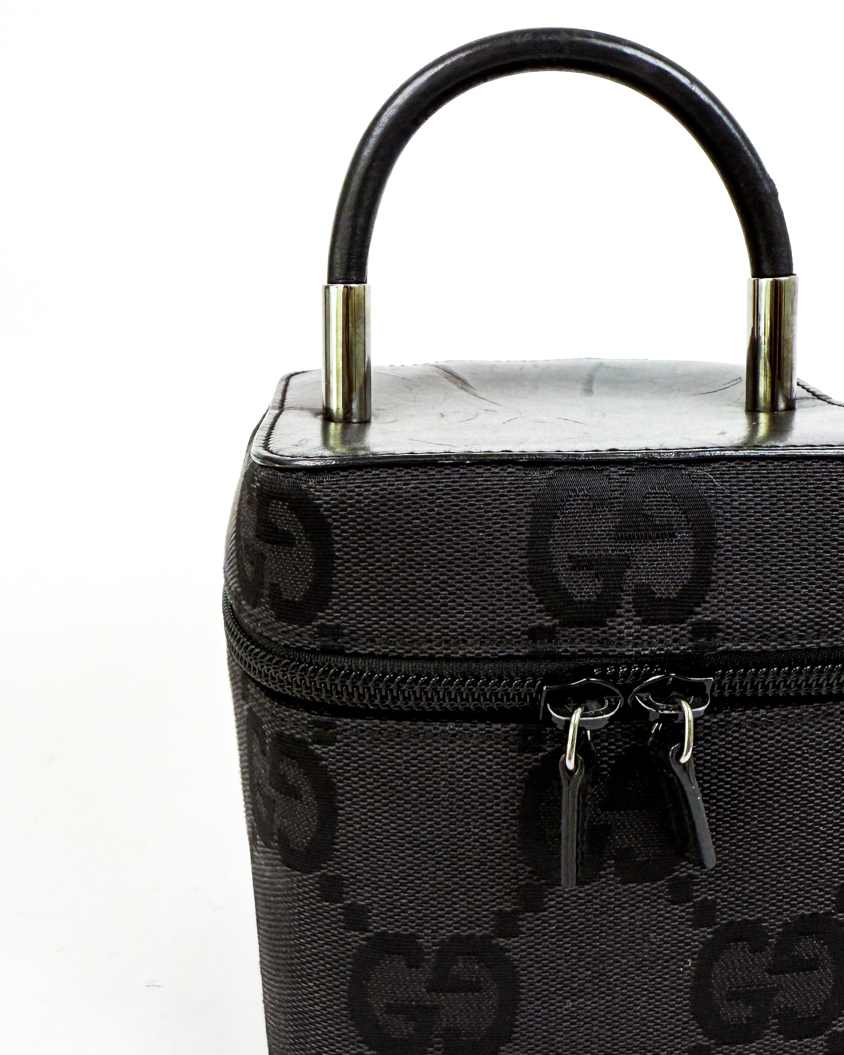 Gucci Black GG Vanity Bag