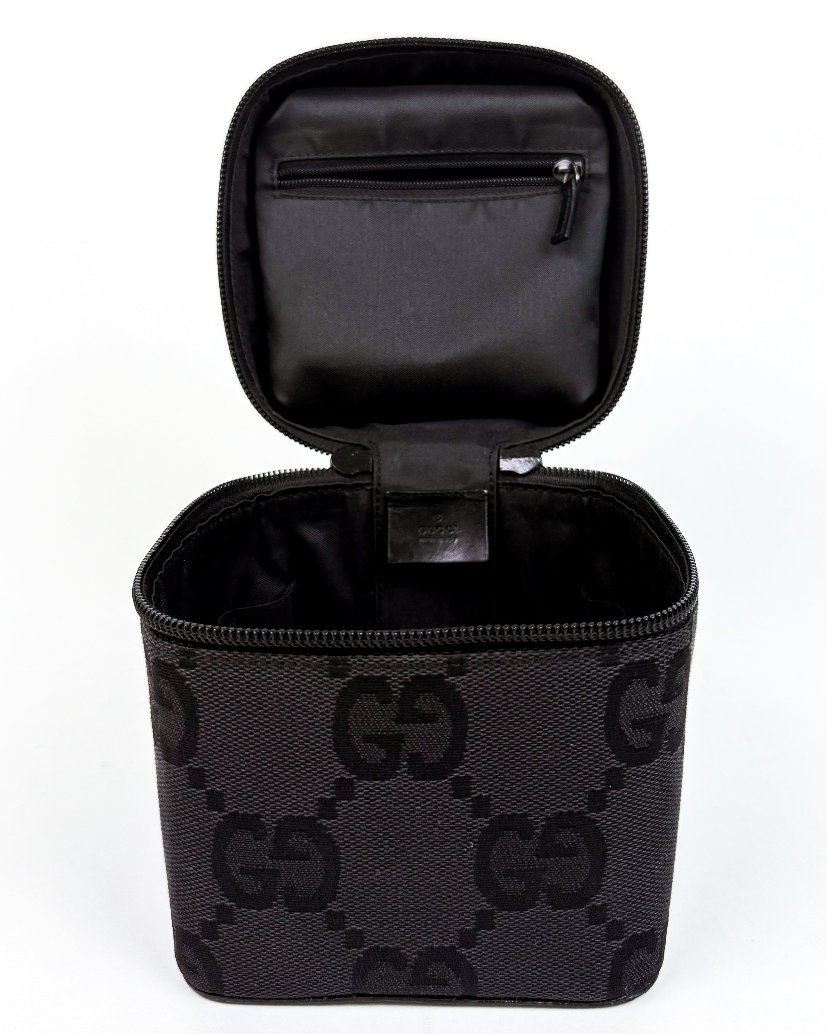 Gucci Black GG Vanity Bag