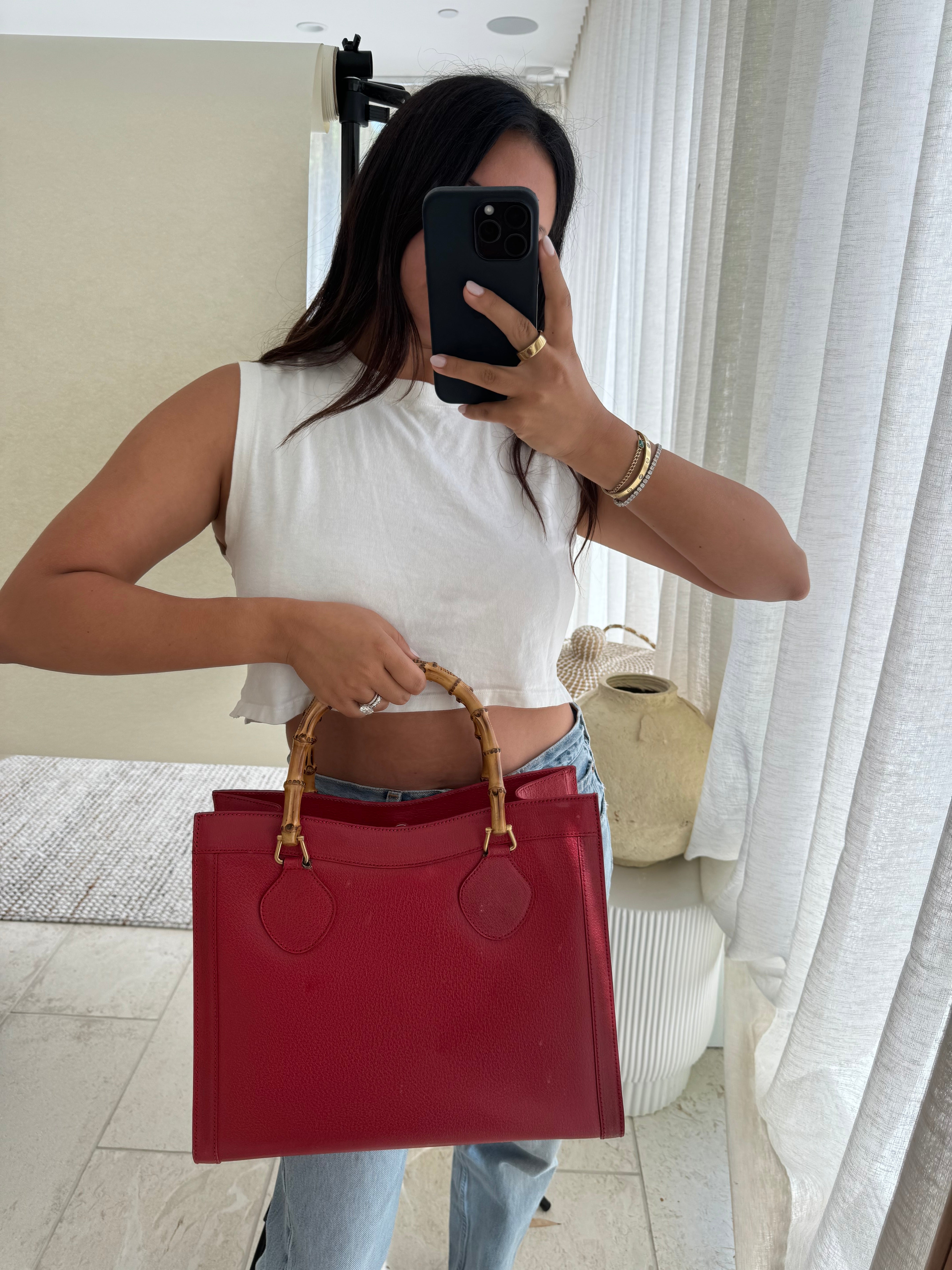 Gucci Bamboo Medium Diana Tote