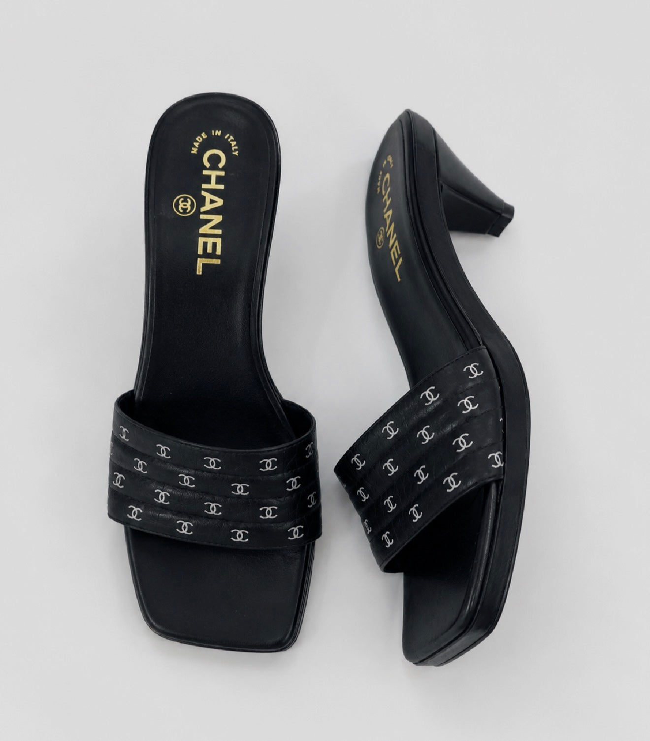Chanel Vintage Mules 38