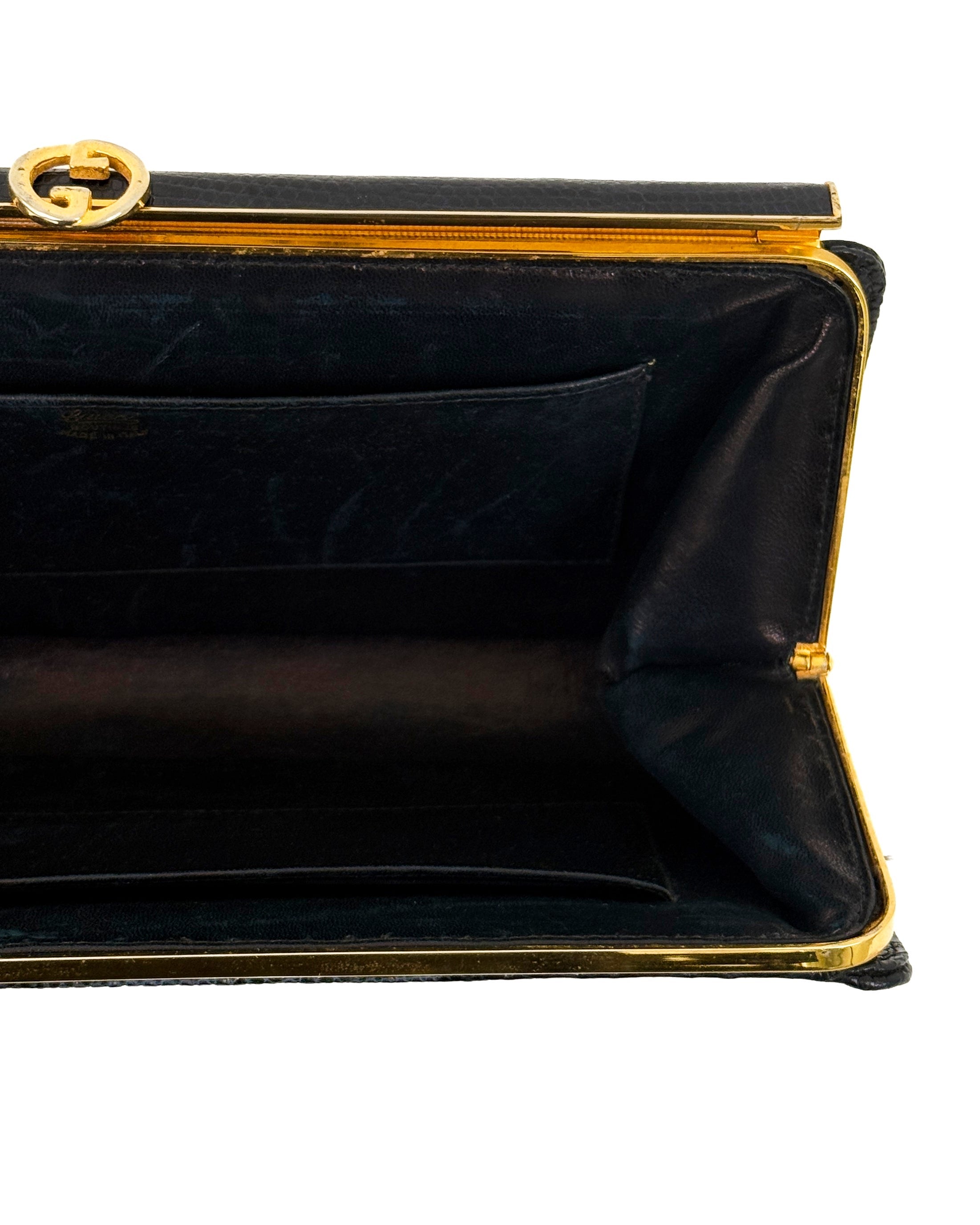 Gucci Vintage Lizard Clutch