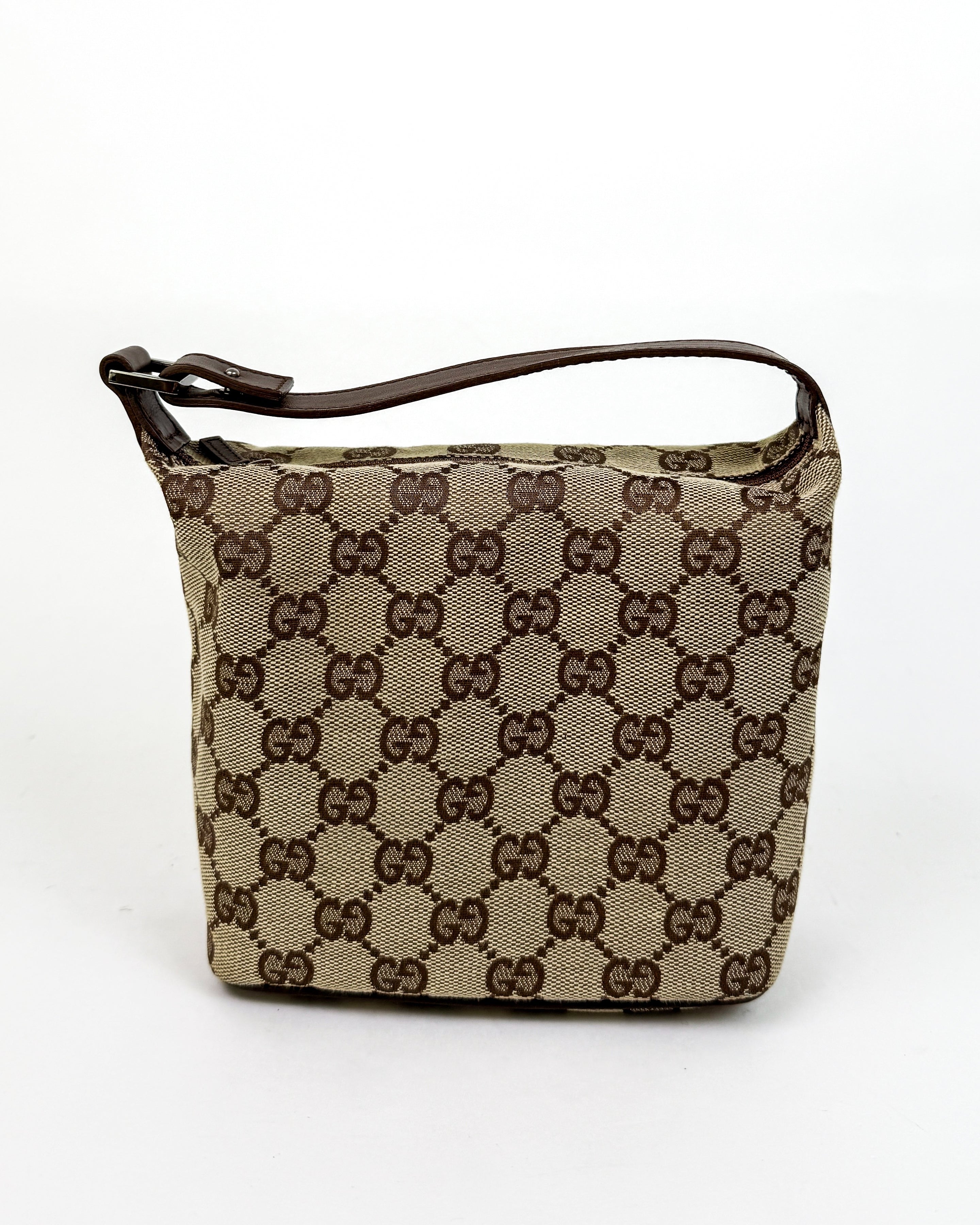 Gucci Canvas Handbag Small Brown