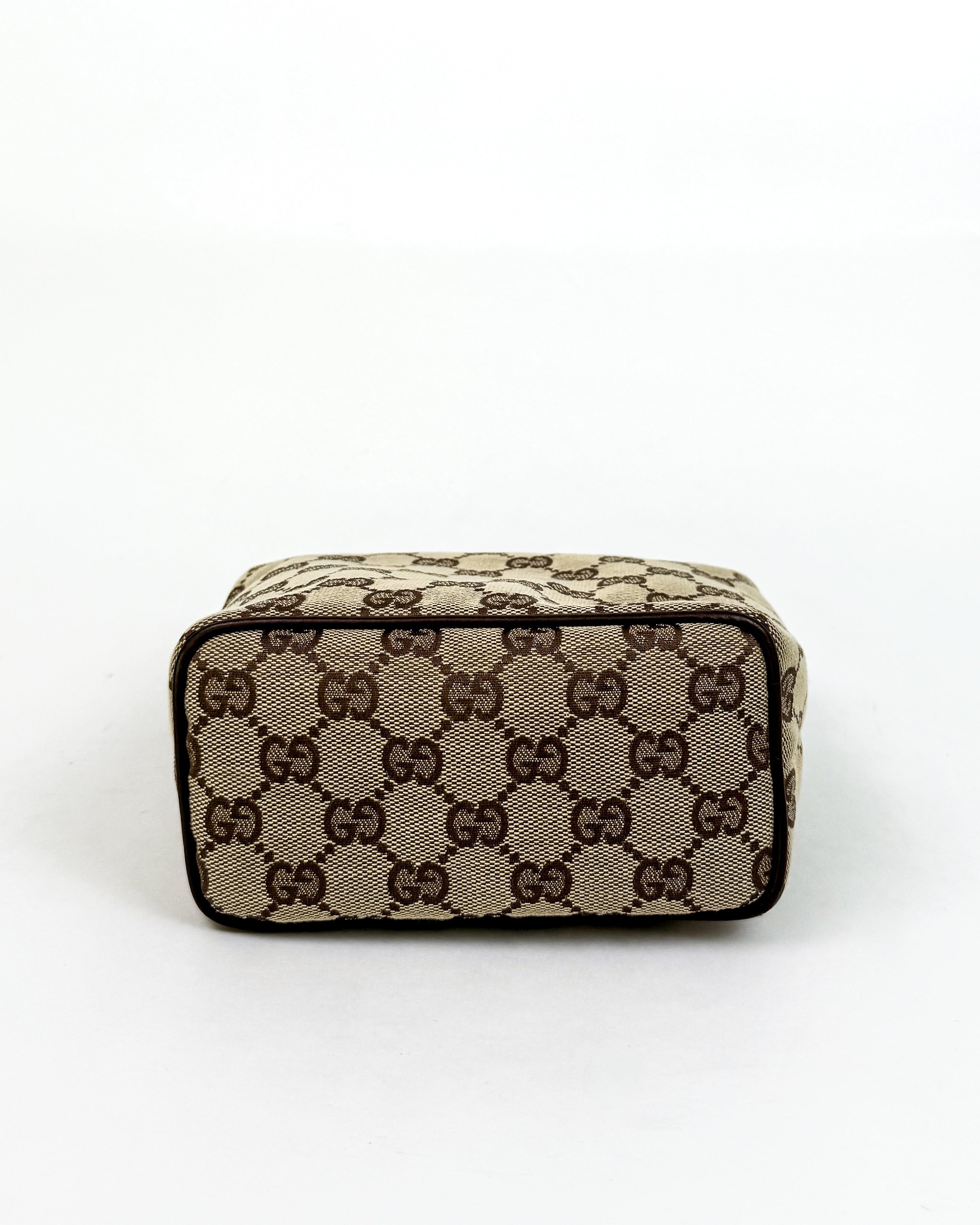 Gucci Canvas Handbag Small Brown