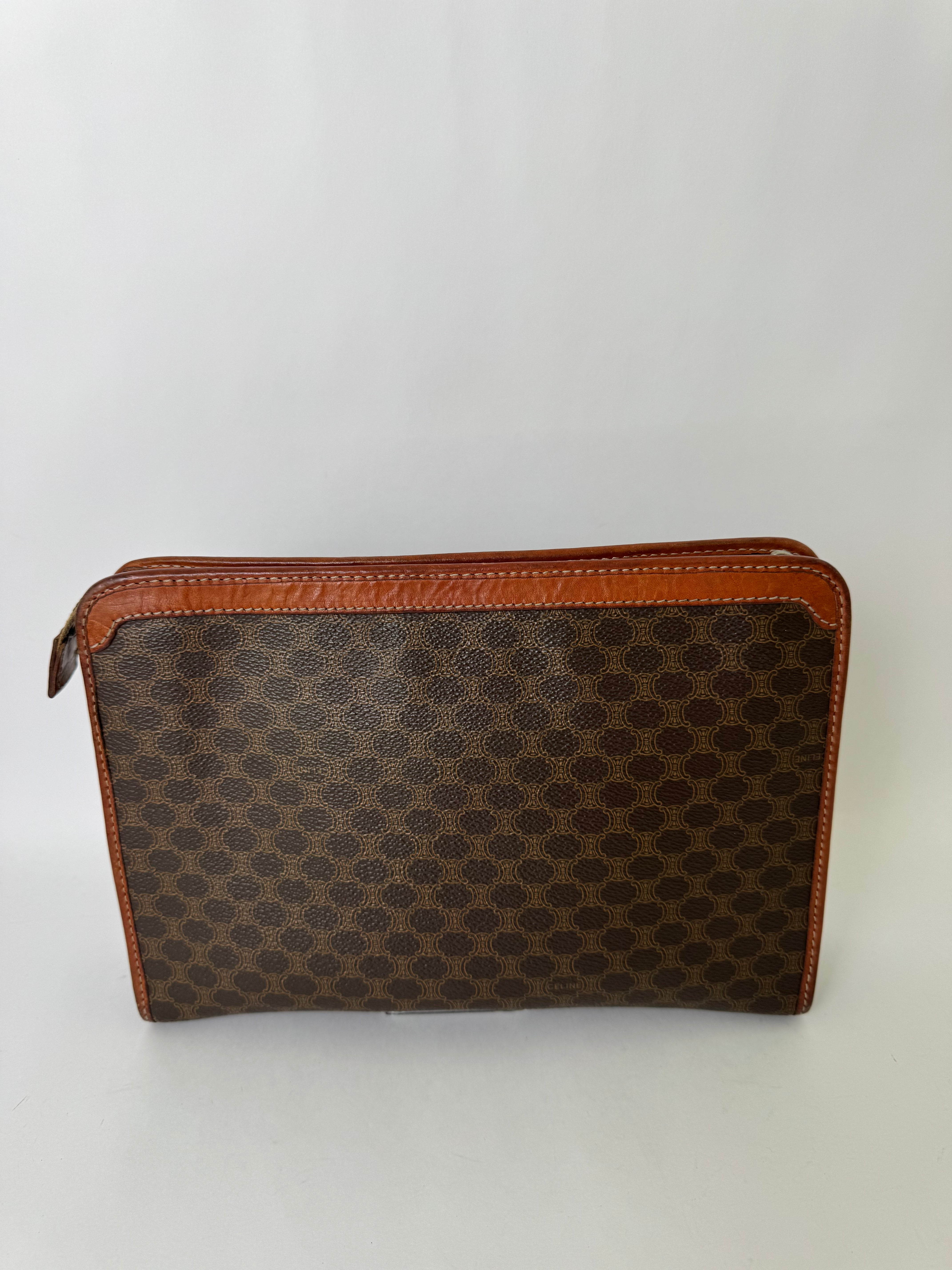 Celine Vintage Macadam Clutch