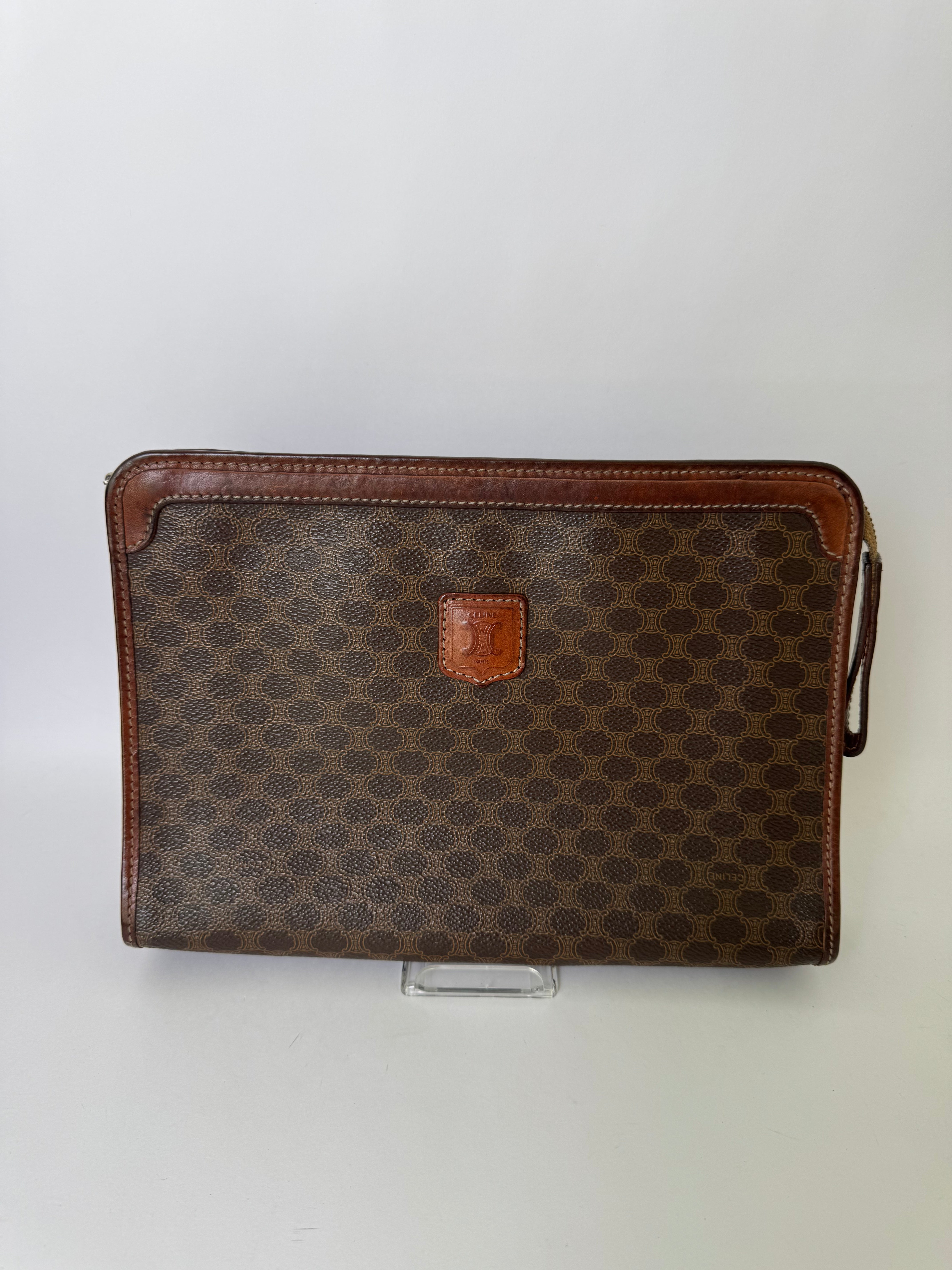 Celine Vintage Macadam Clutch