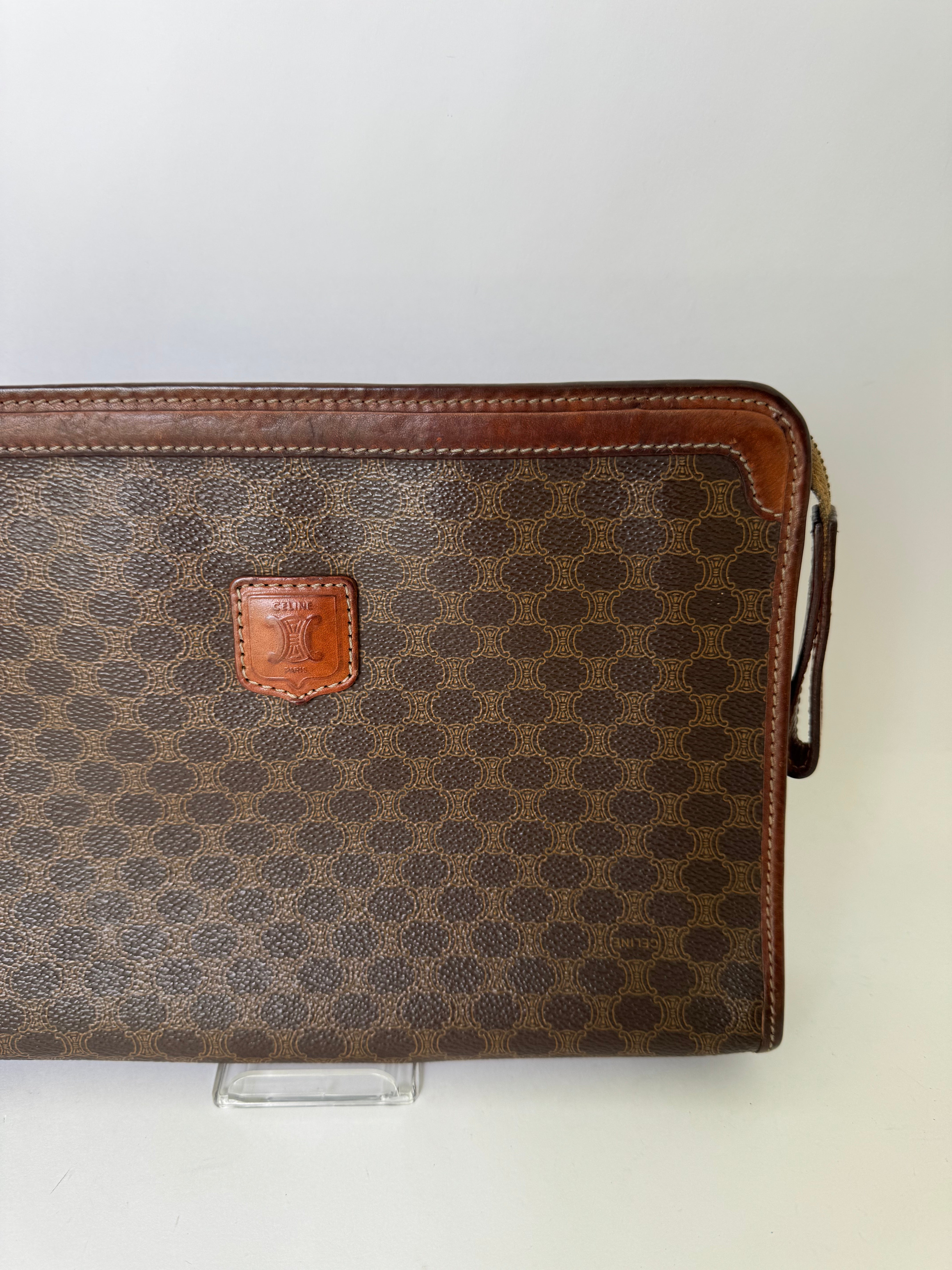 Celine Vintage Macadam Clutch