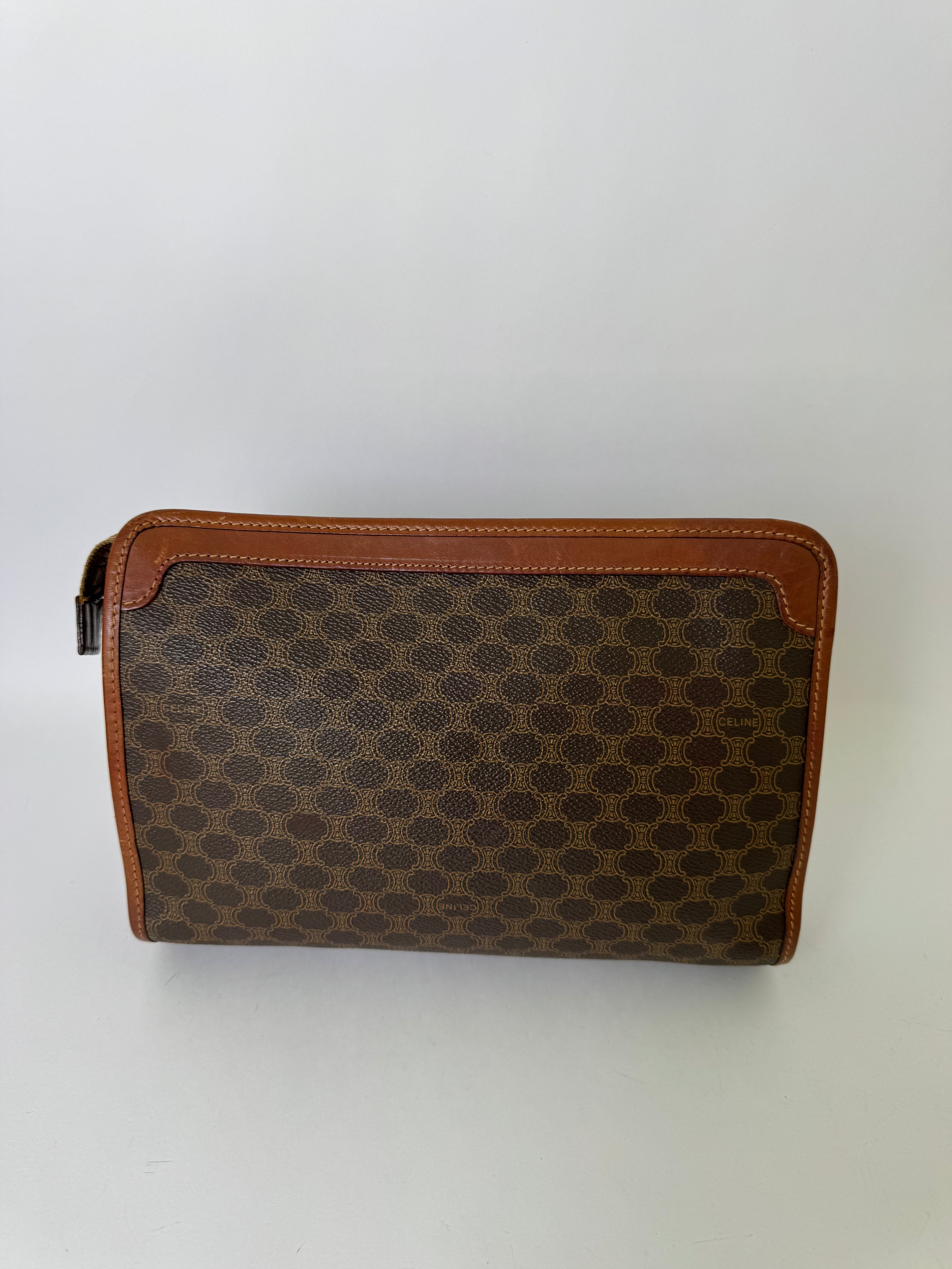 Celine Vintage Macadam Clutch