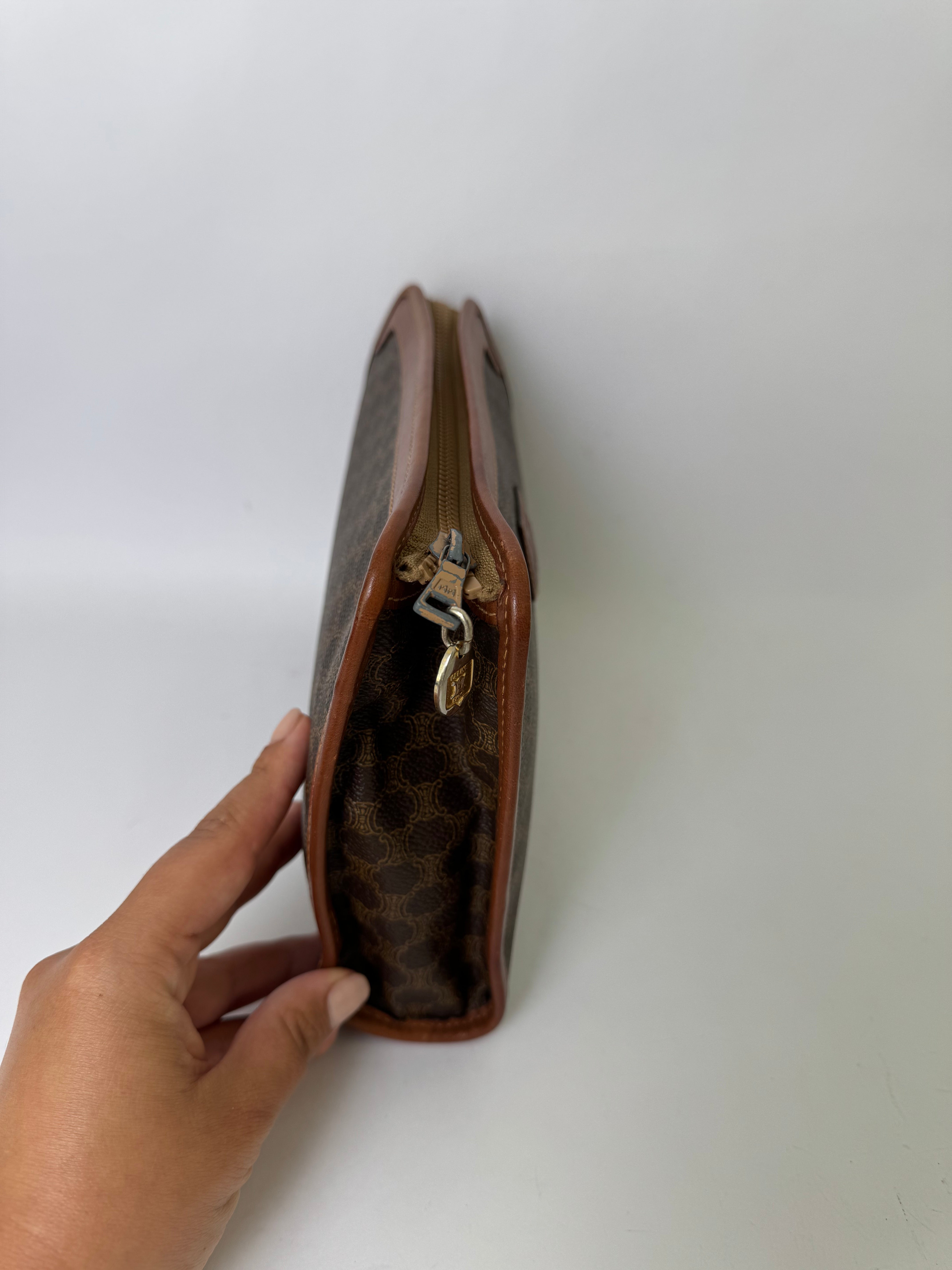Celine Vintage Macadam Clutch