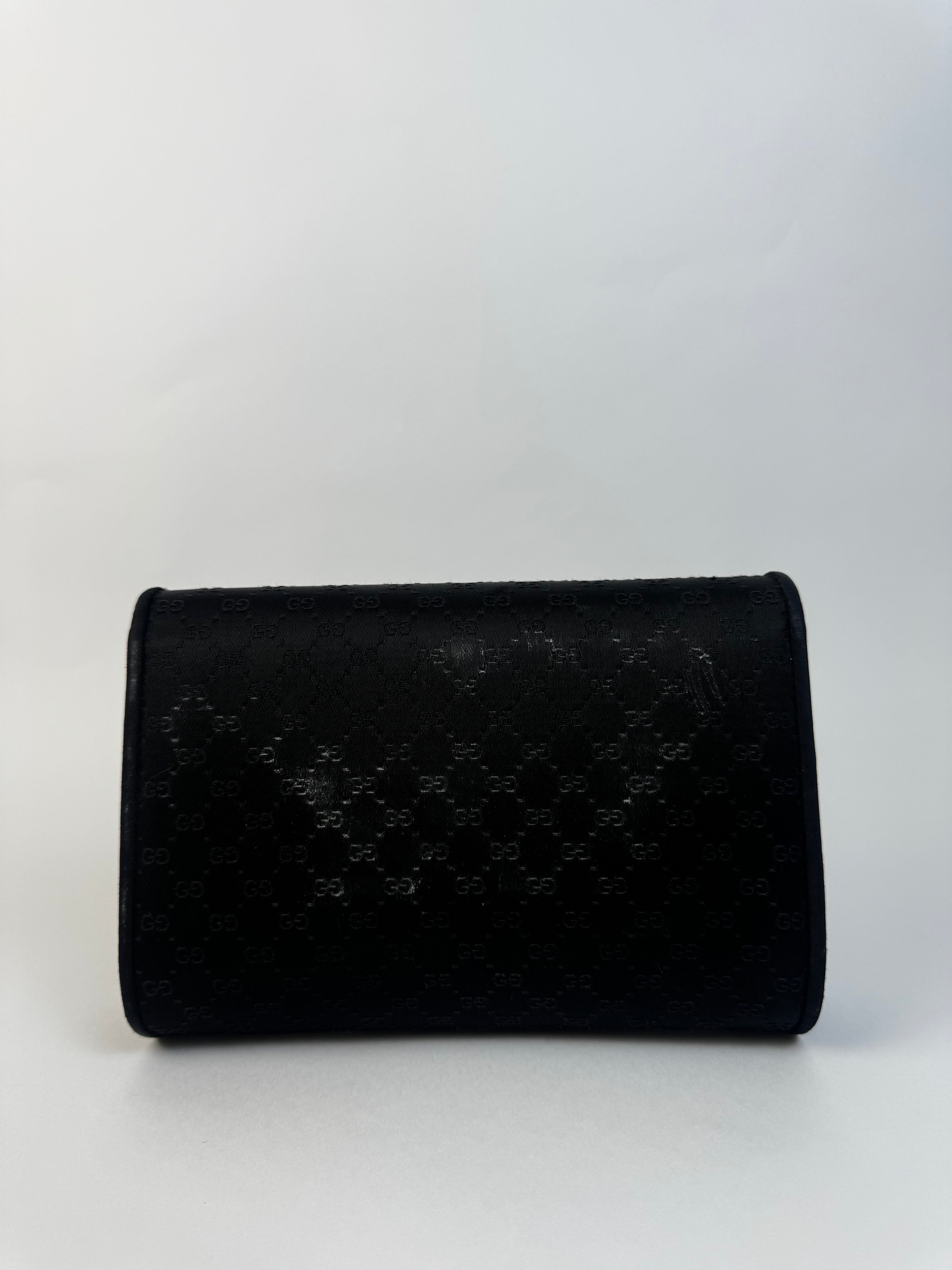 Gucci Vintage GG Satin Clutch