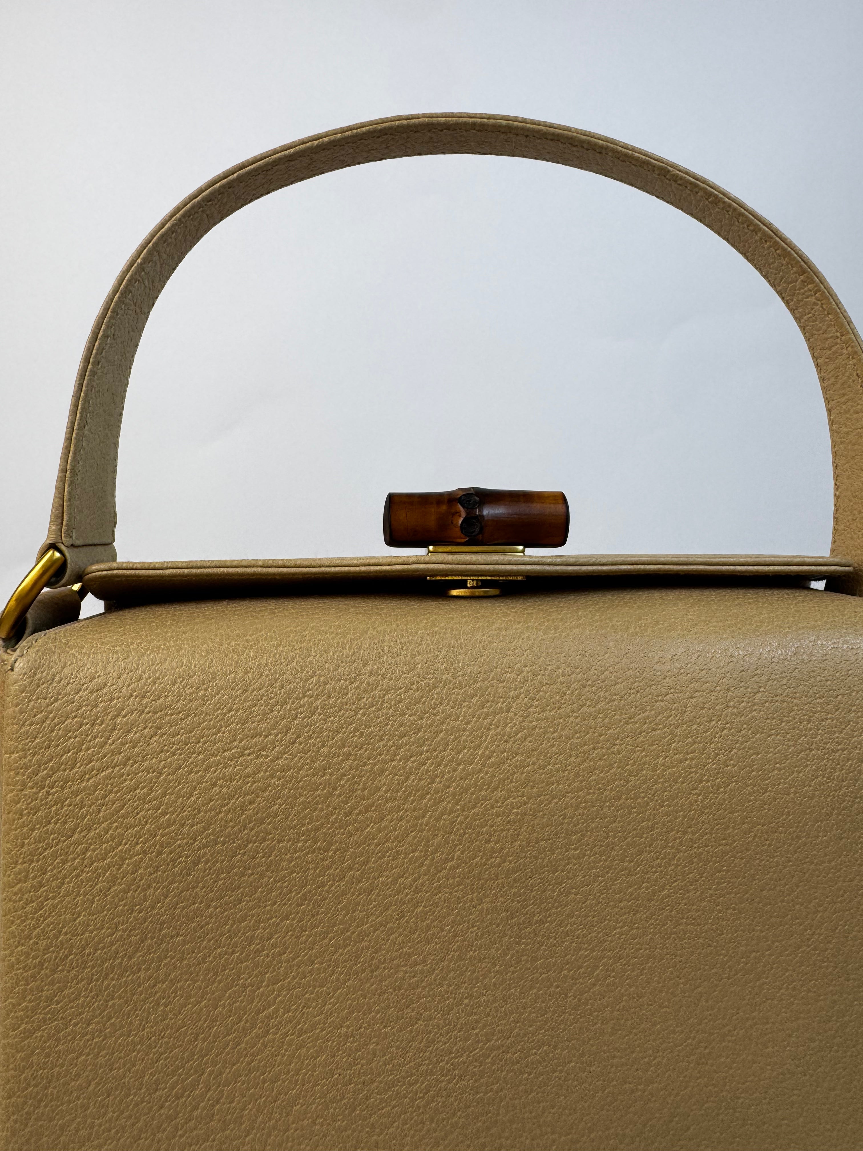 Gucci Vintage Bamboo Handbag