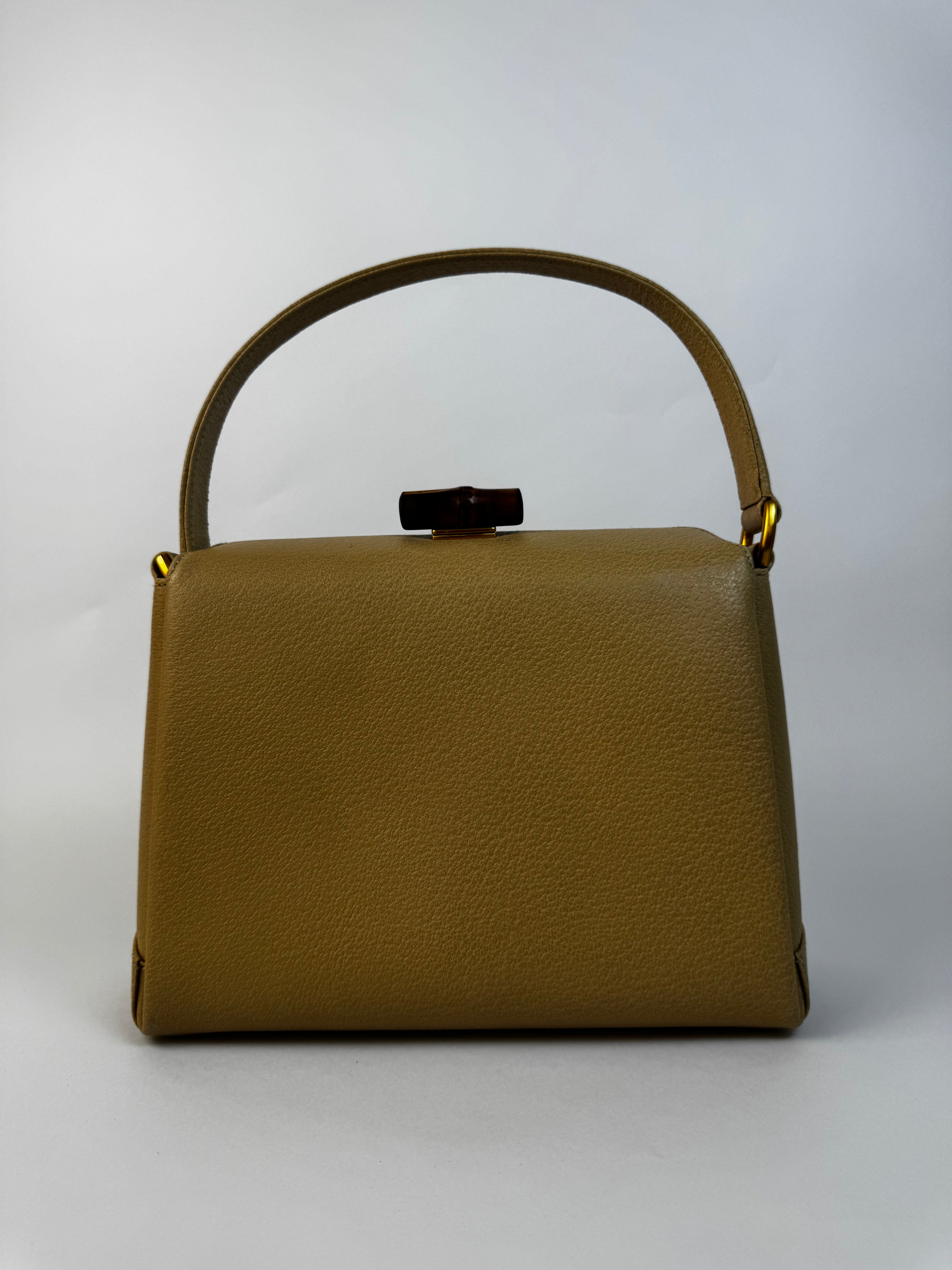 Gucci Vintage Bamboo Handbag