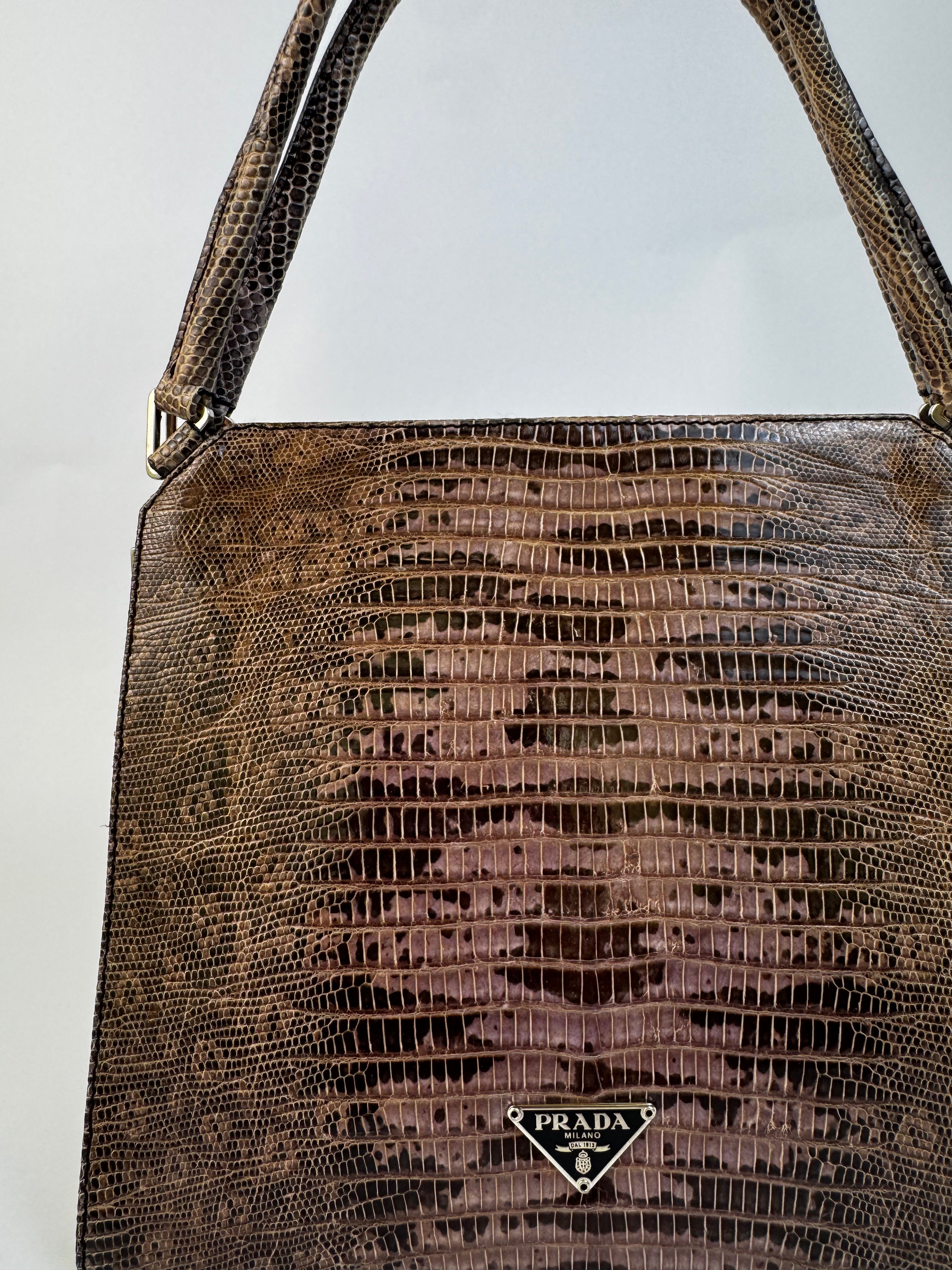 Prada Python Handbag Rare