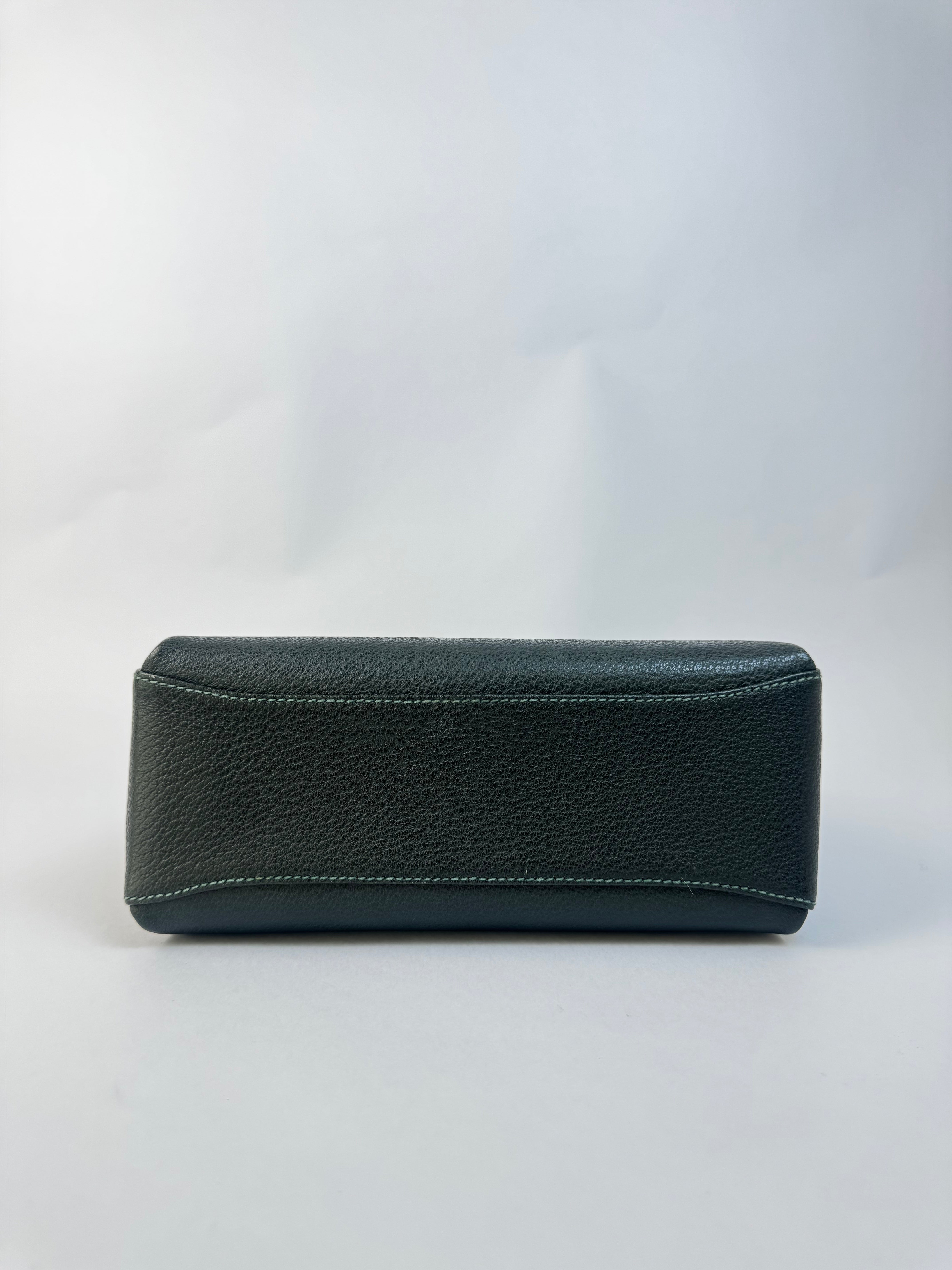 Gucci Vintage Bamboo Handbag Green