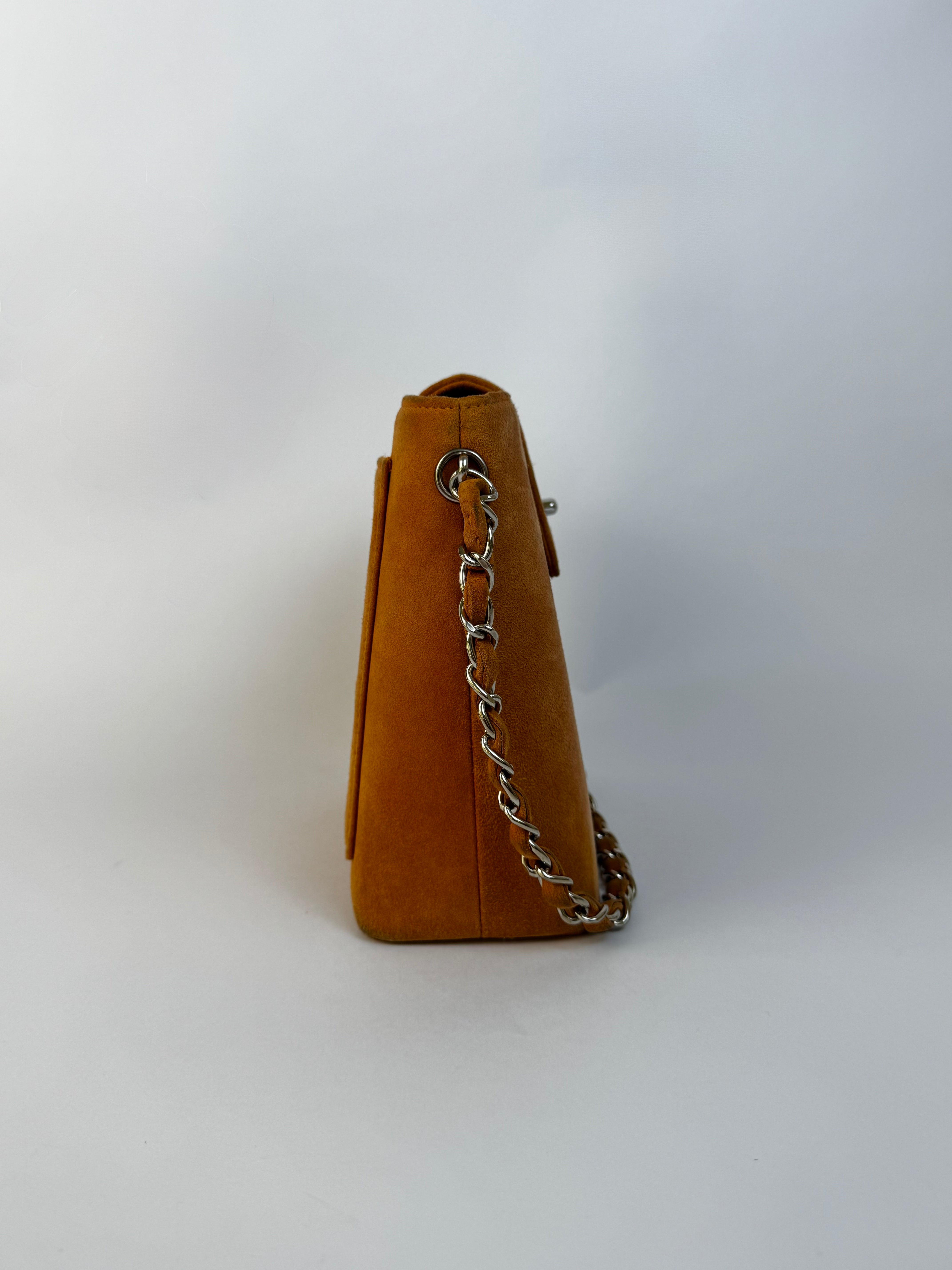 Chanel Vintage Suede Shoulder Bag