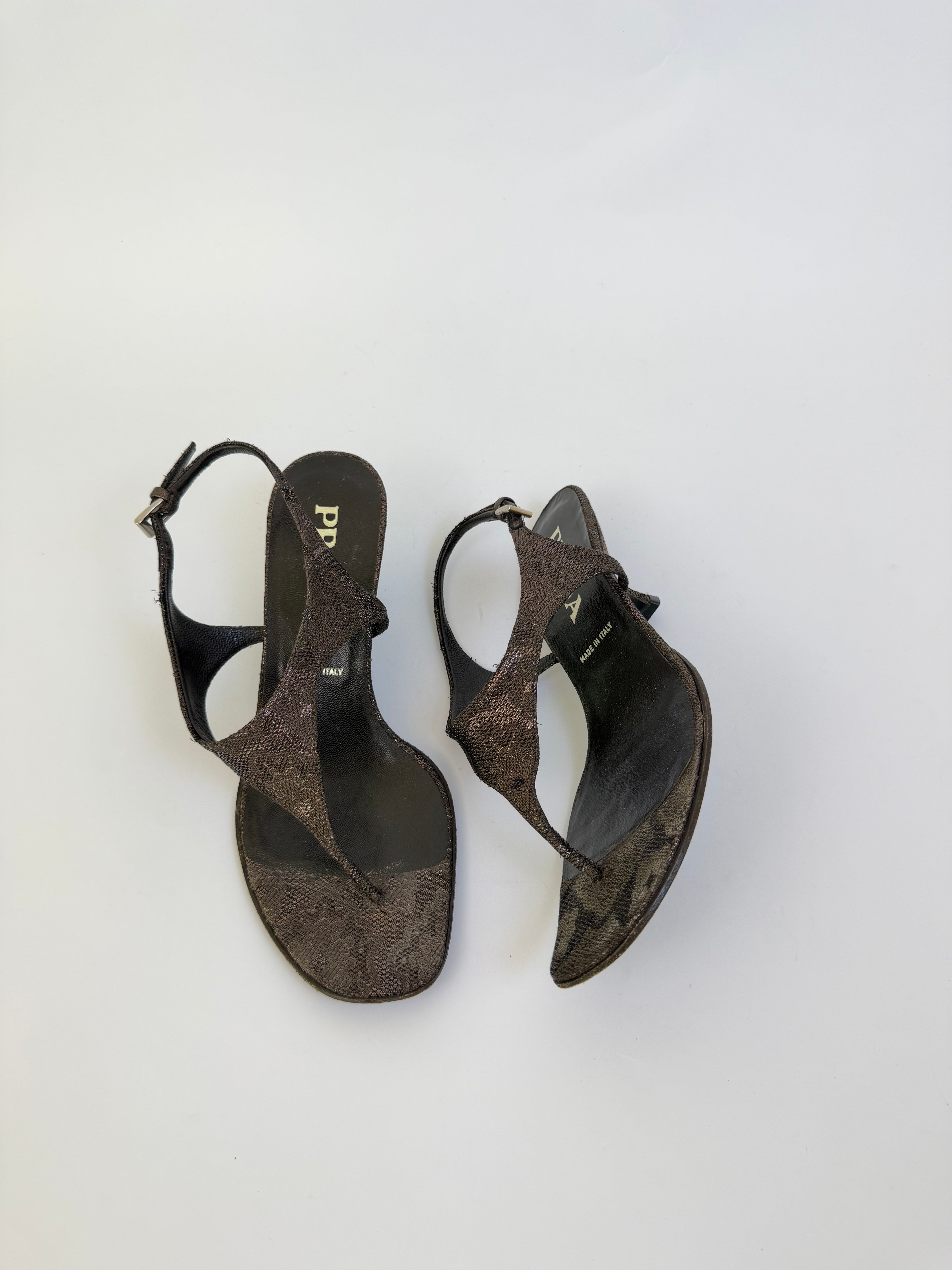 Prada T Strap Sandals 36.5