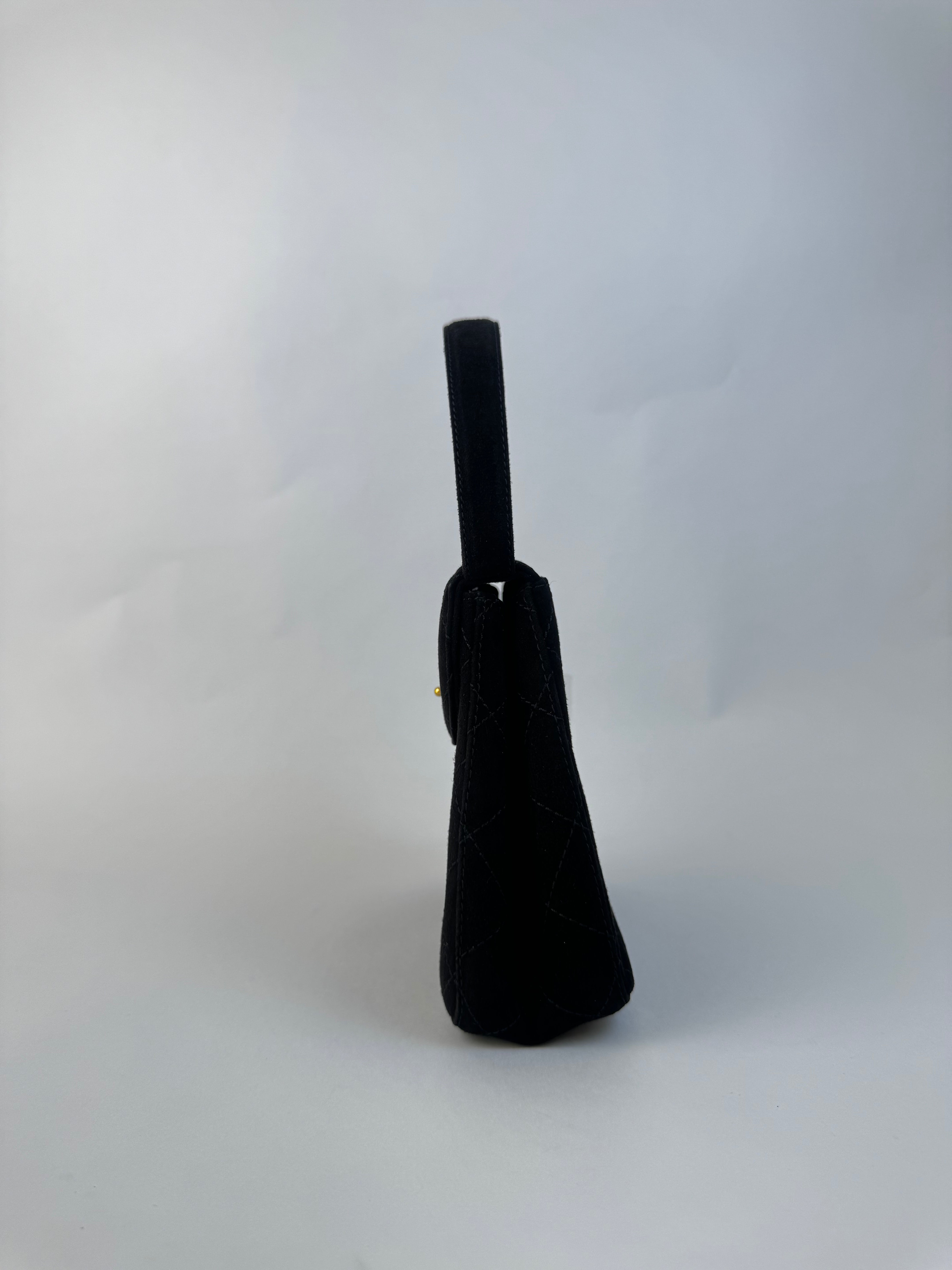 Chanel Vintage Suede Handbag