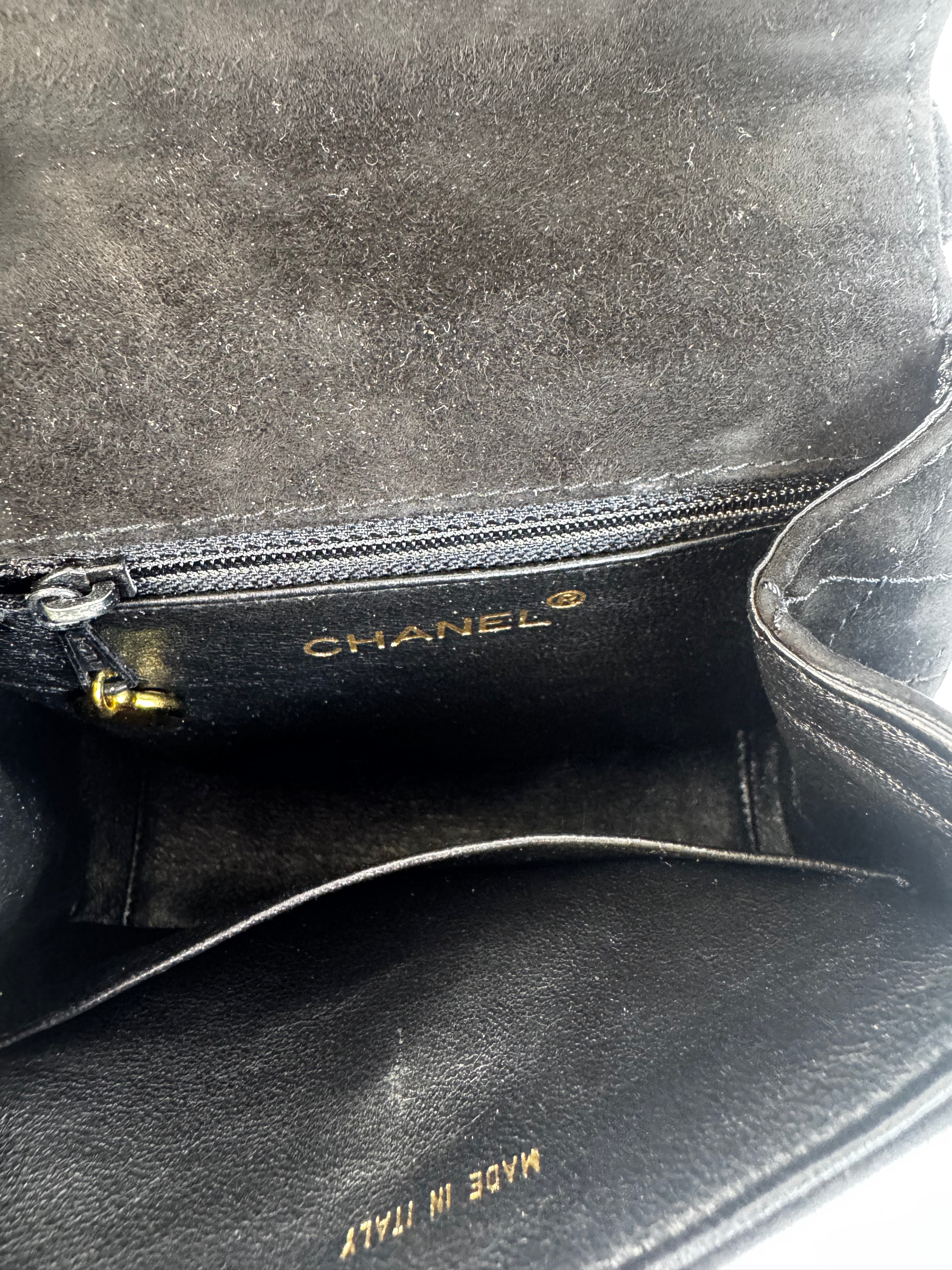 Chanel Vintage Suede Handbag