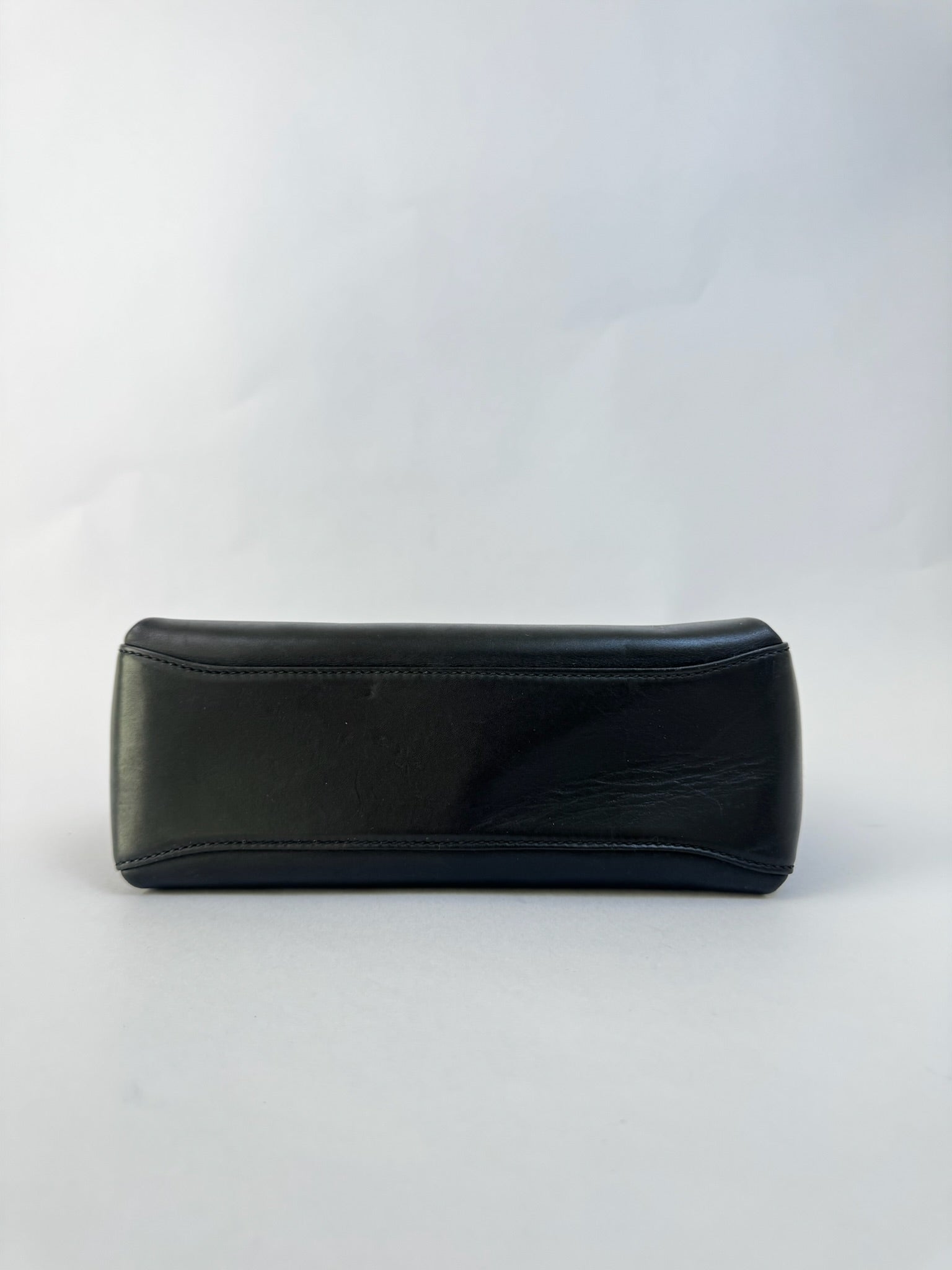 Gucci Black Bamboo Handbag