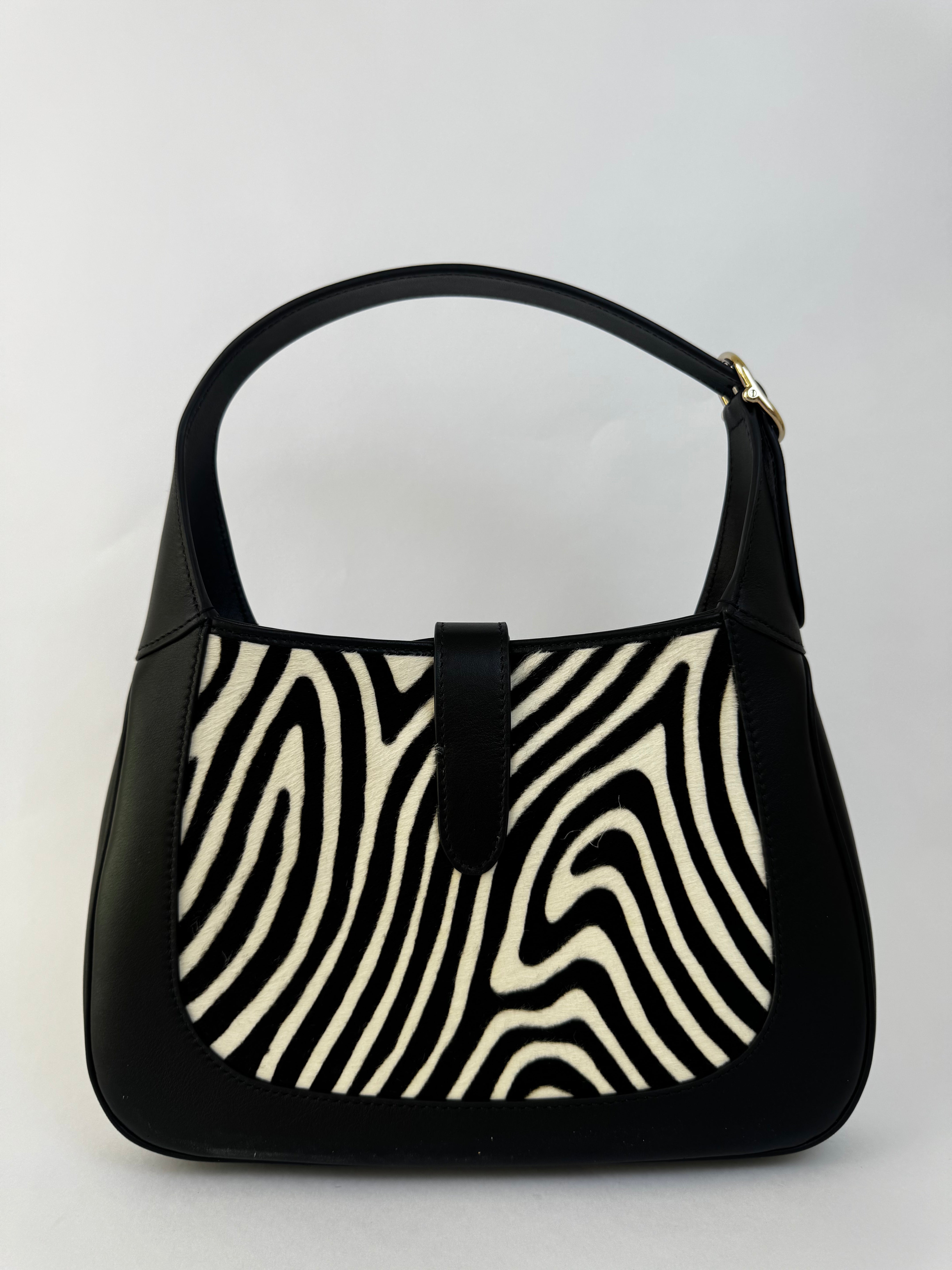 Gucci Ponyhair Zebra Jackie Handbag
