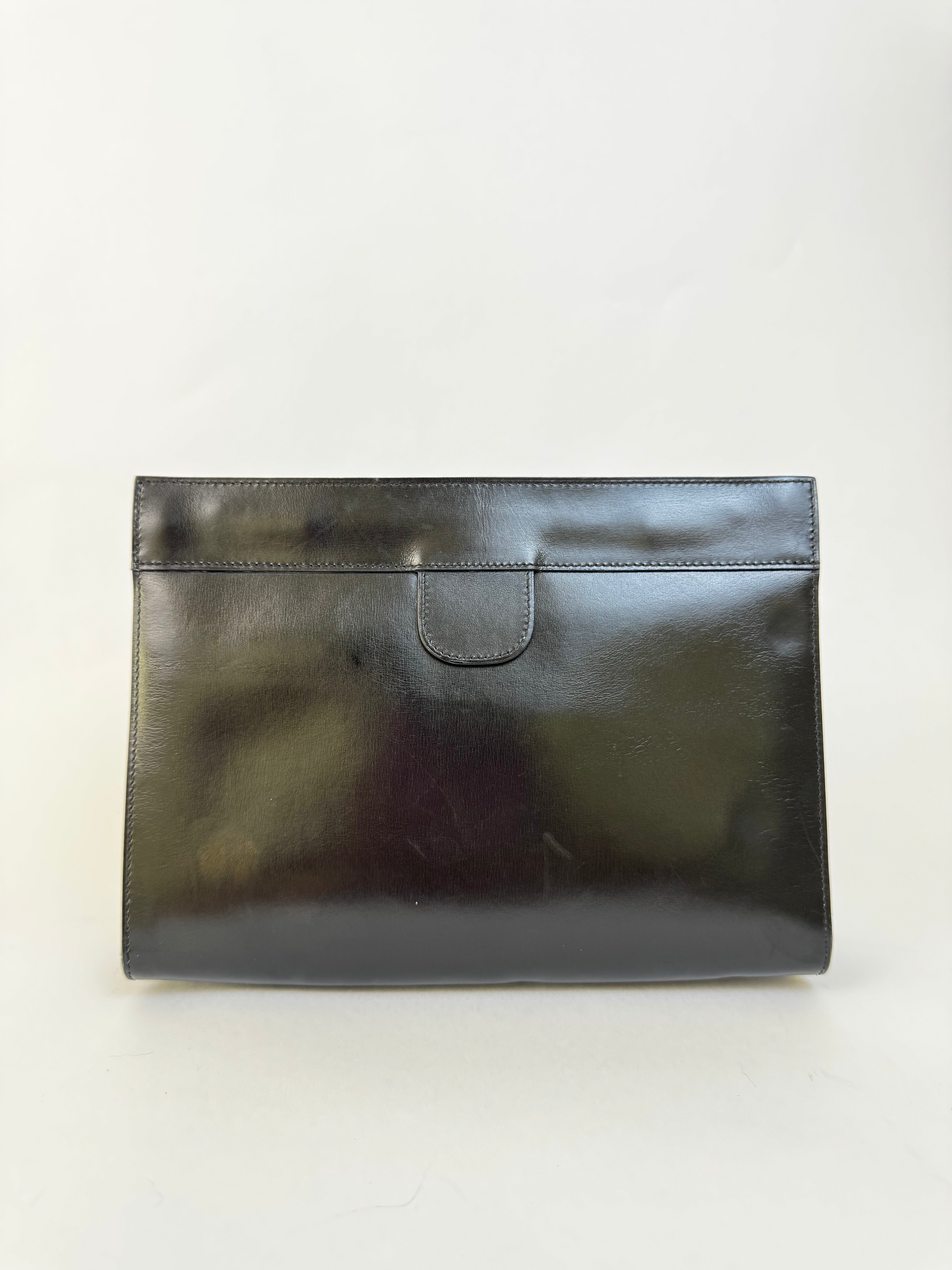 Chanel Vintage Leather Clutch