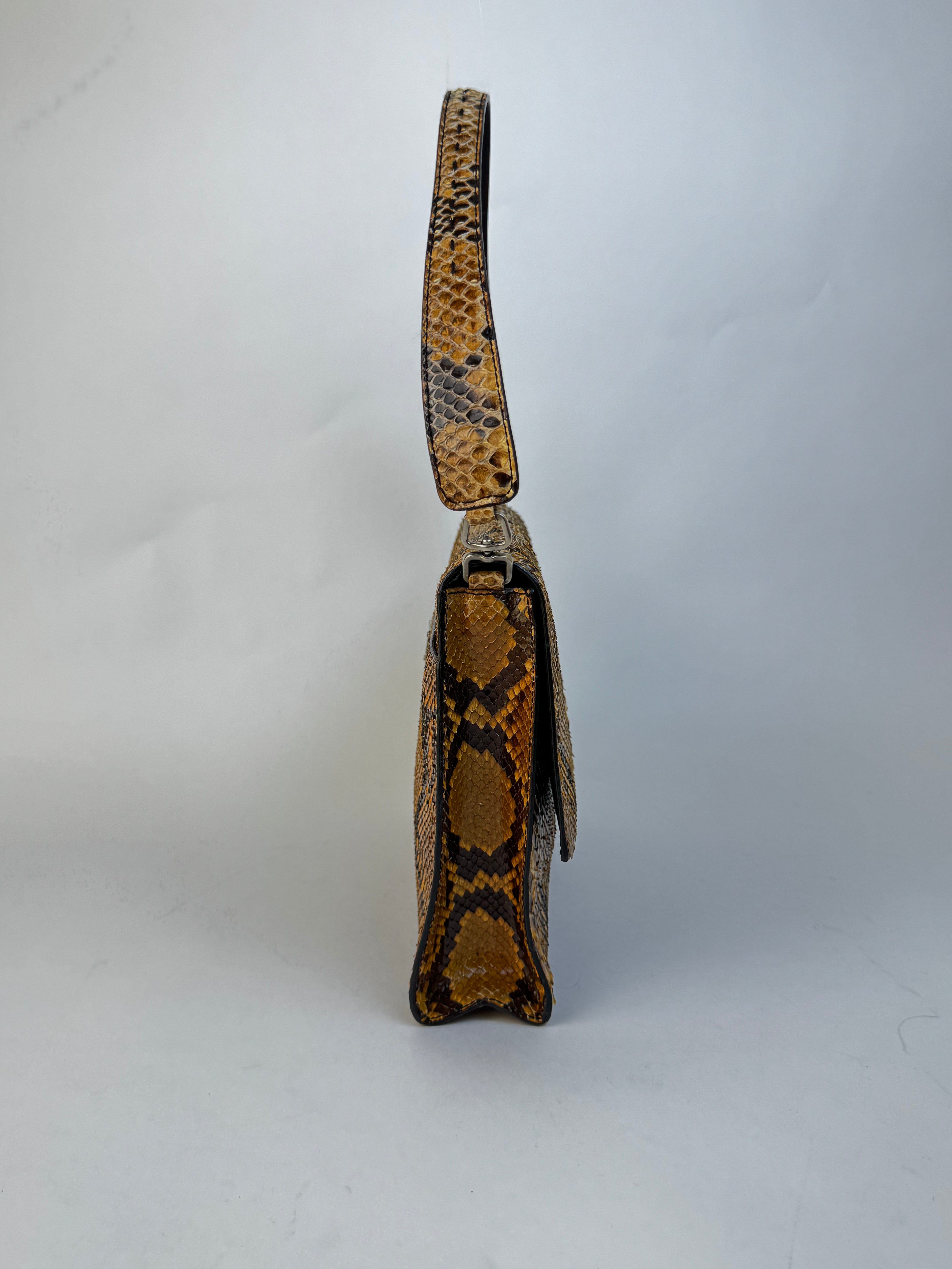 Prada Python Leather Shoulder Bag