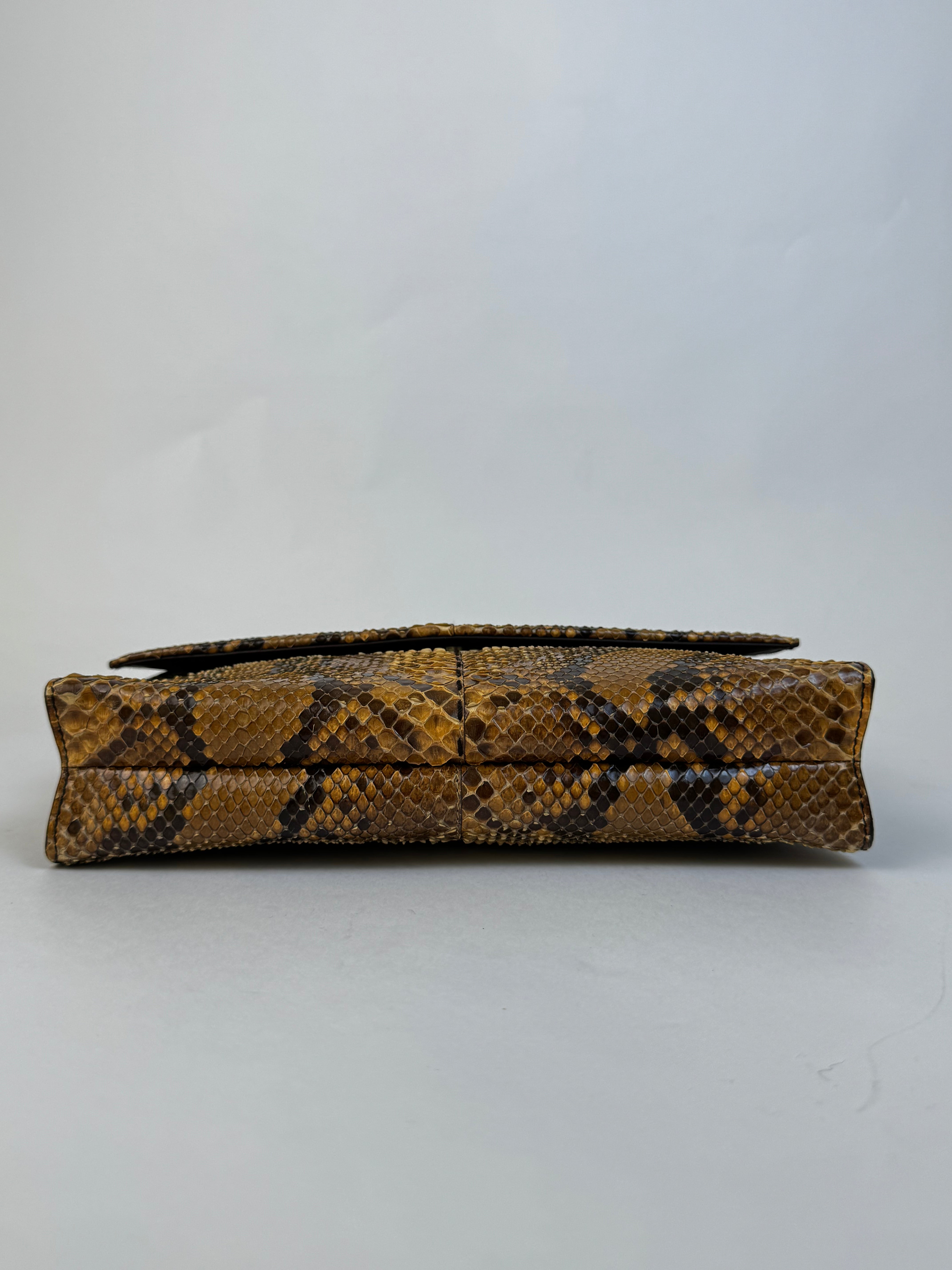 Prada Python Leather Shoulder Bag