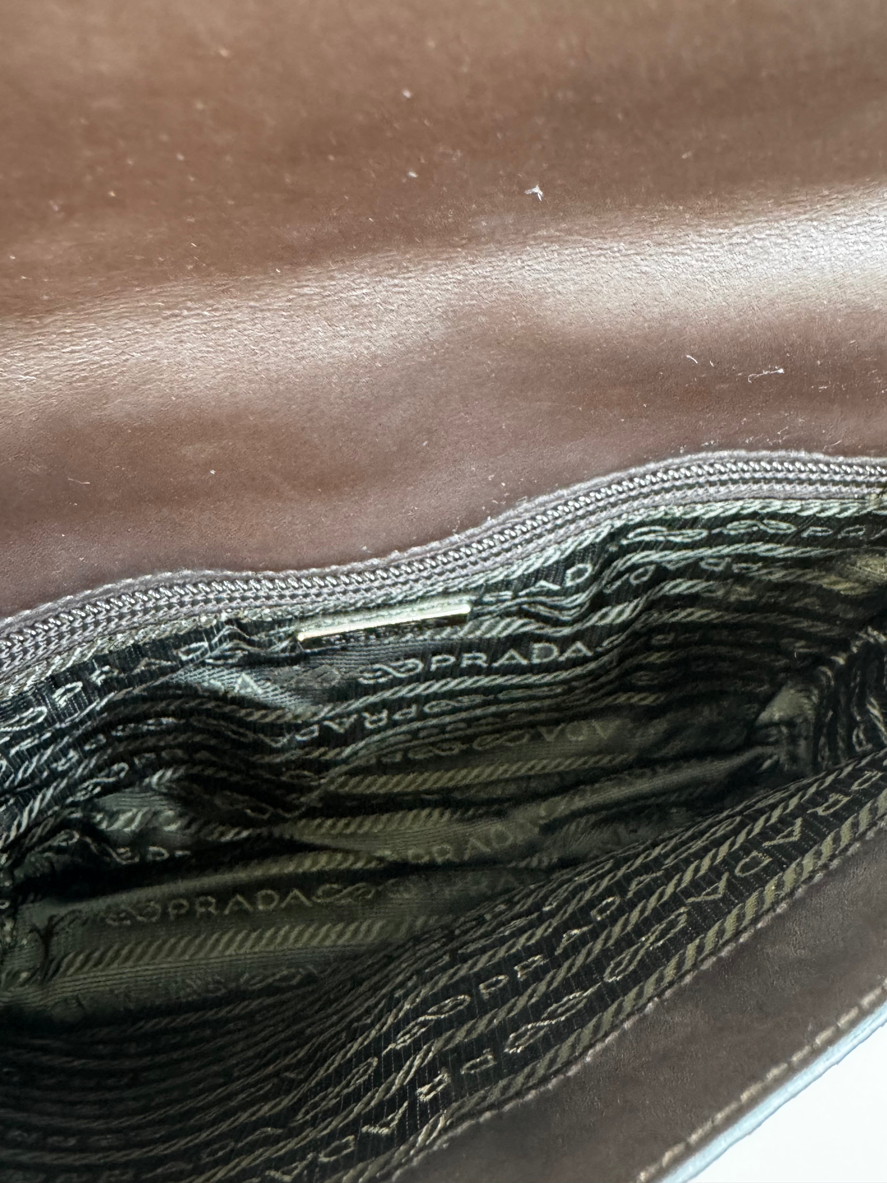 Prada Python Leather Shoulder Bag
