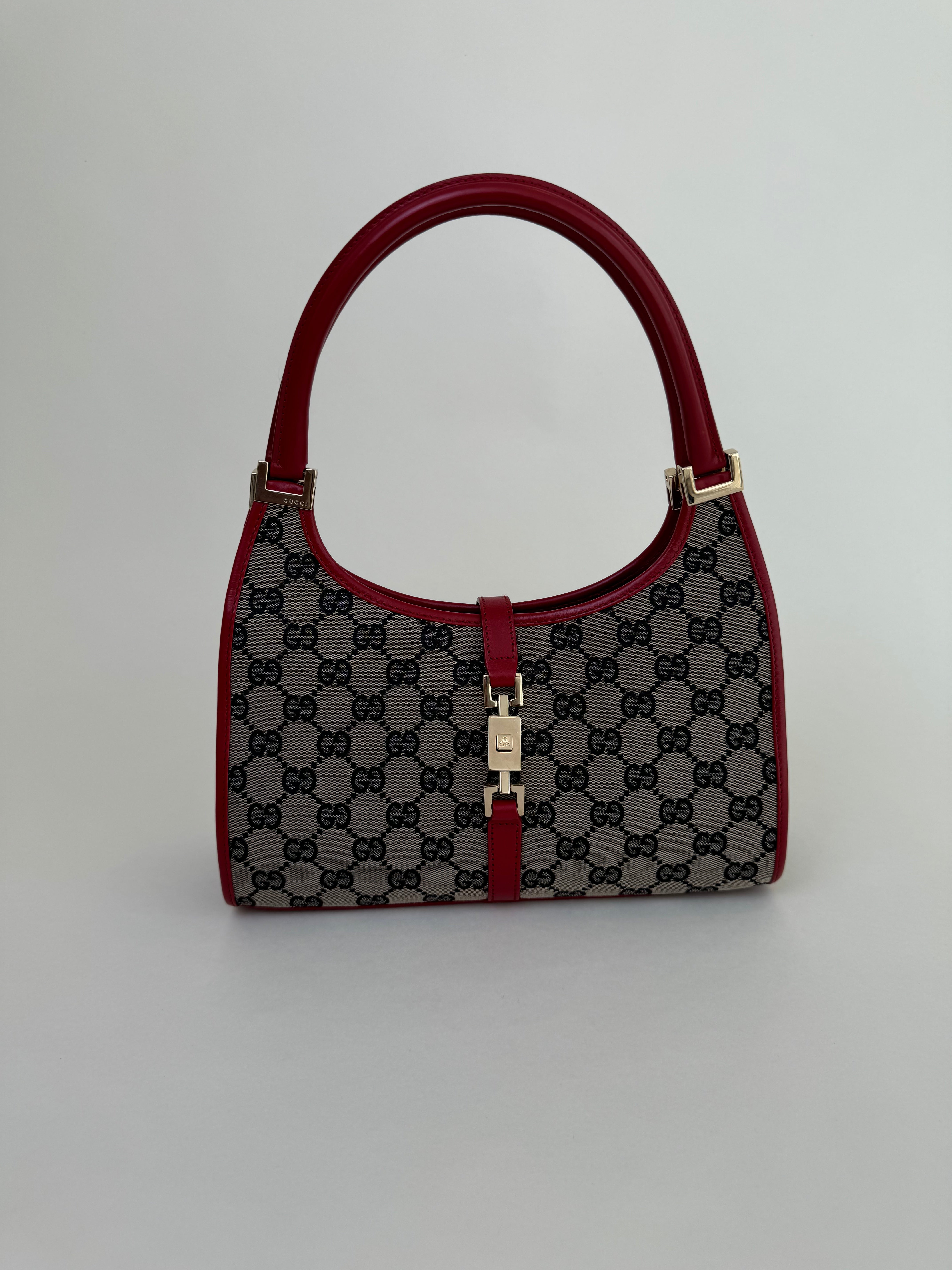 Gucci Jackie GG Canvas Handbag