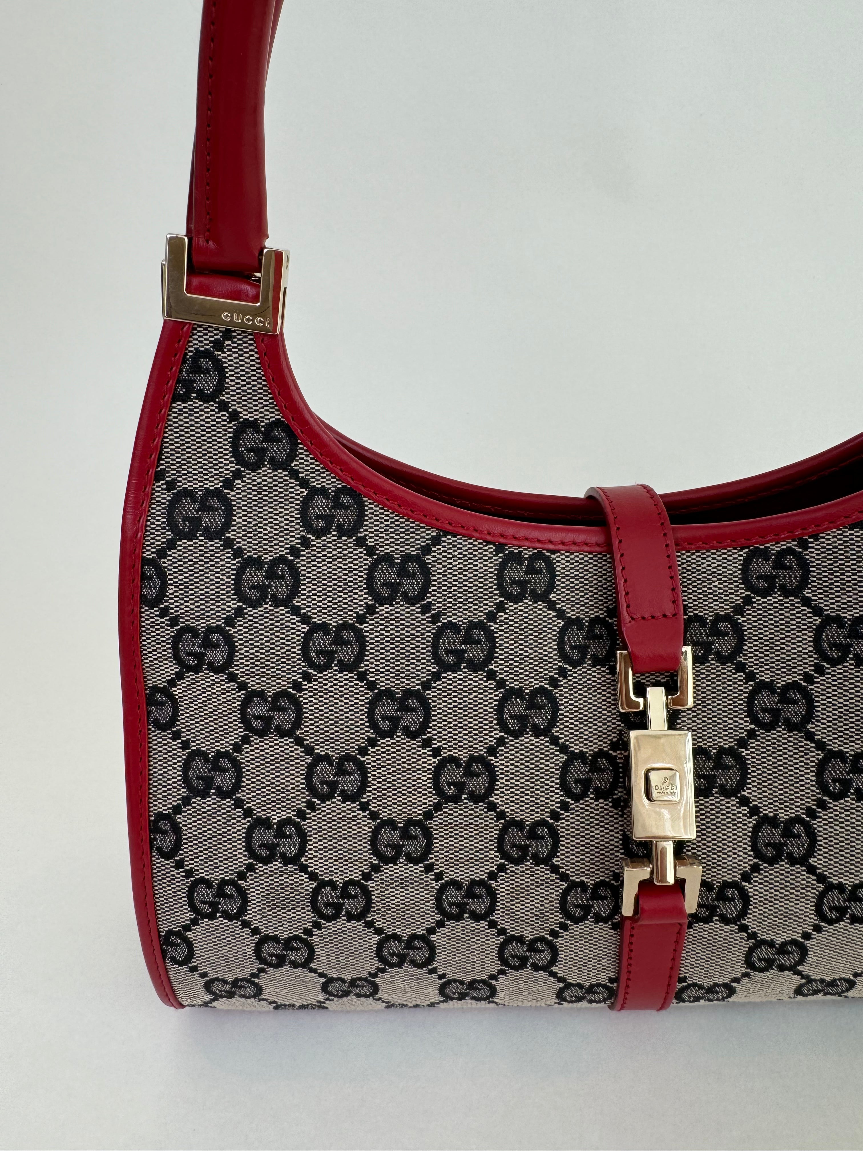 Gucci Jackie GG Canvas Handbag