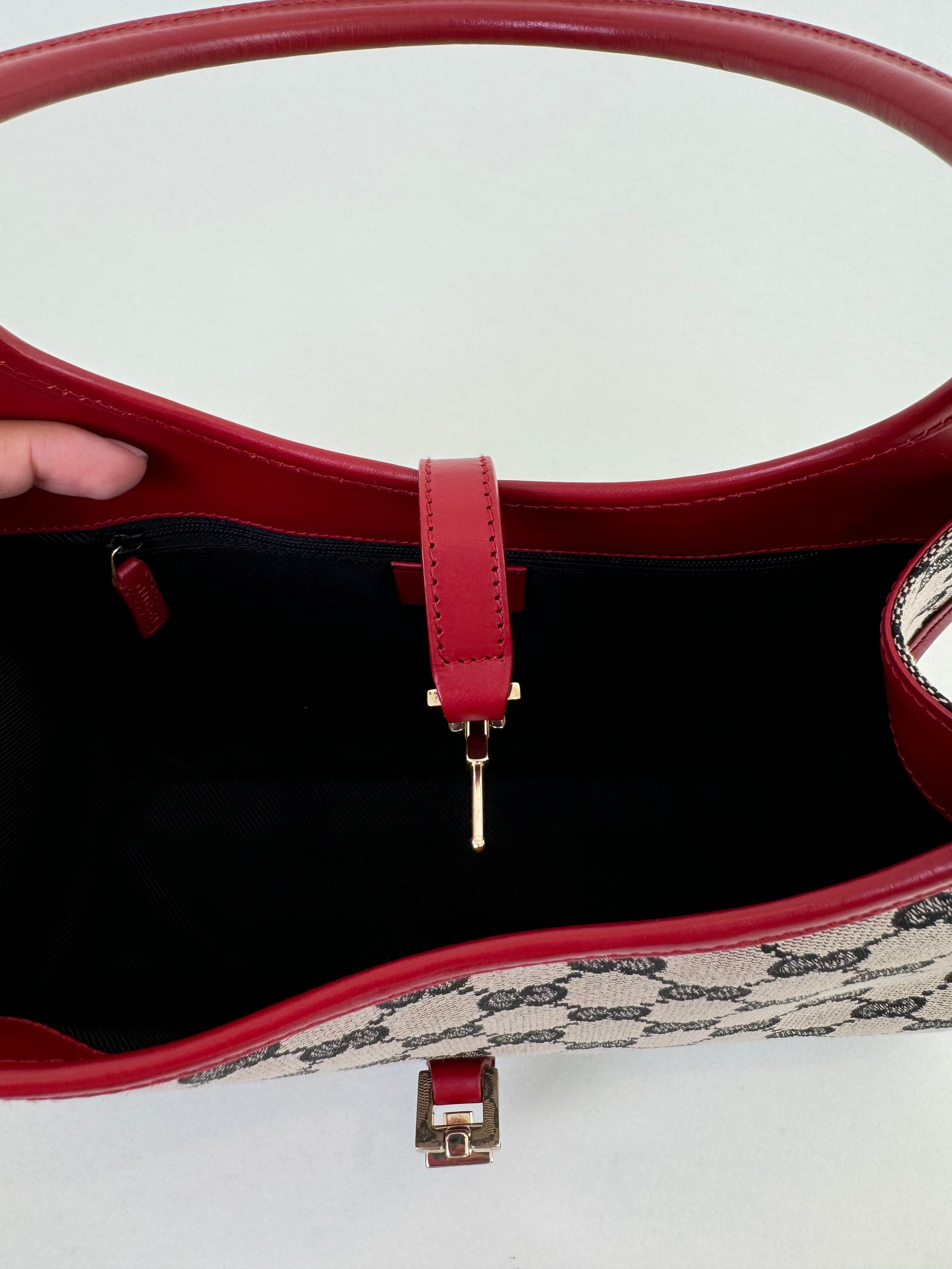 Gucci Jackie GG Canvas Handbag