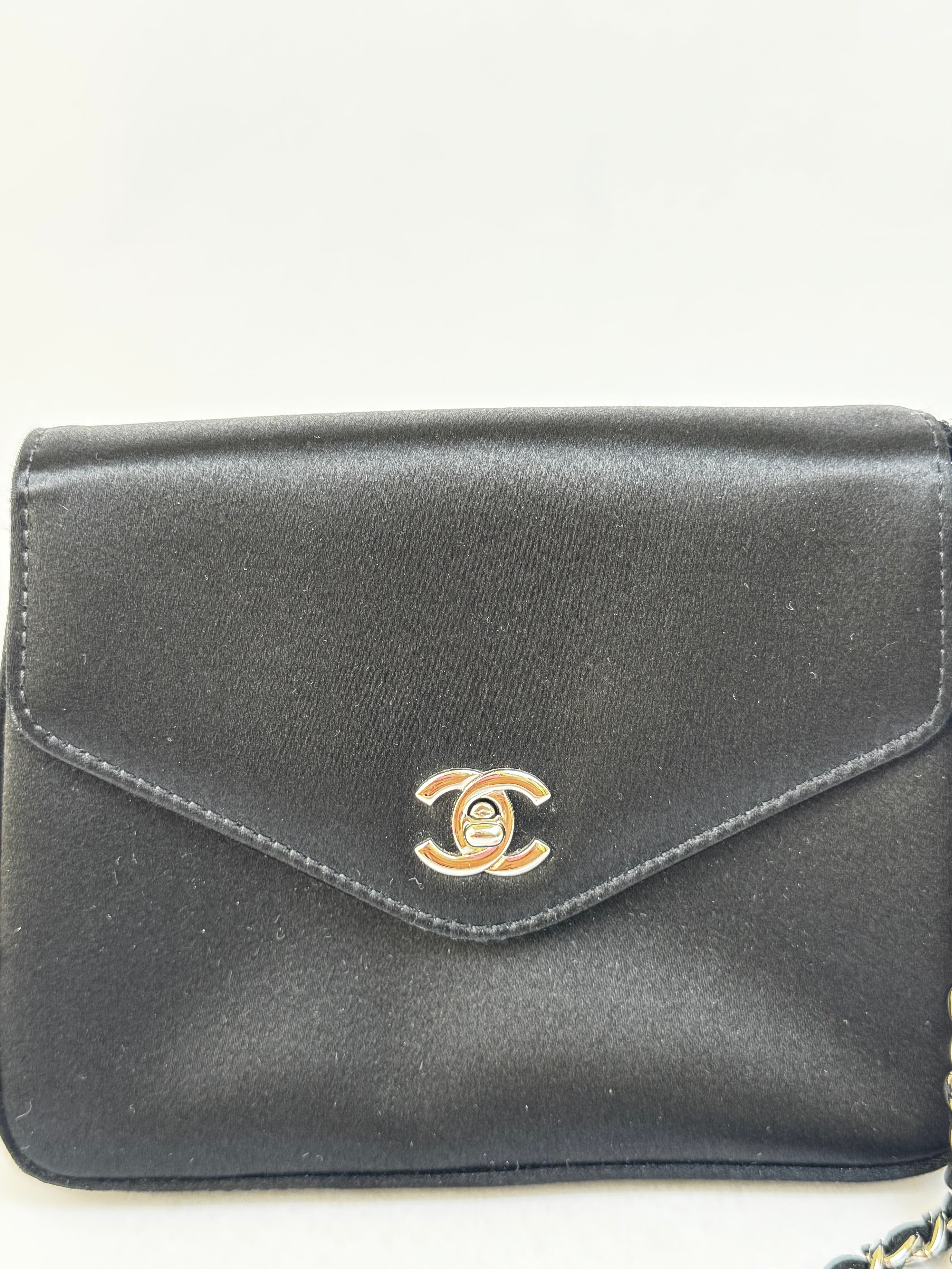 Chanel Satin Evening Bag