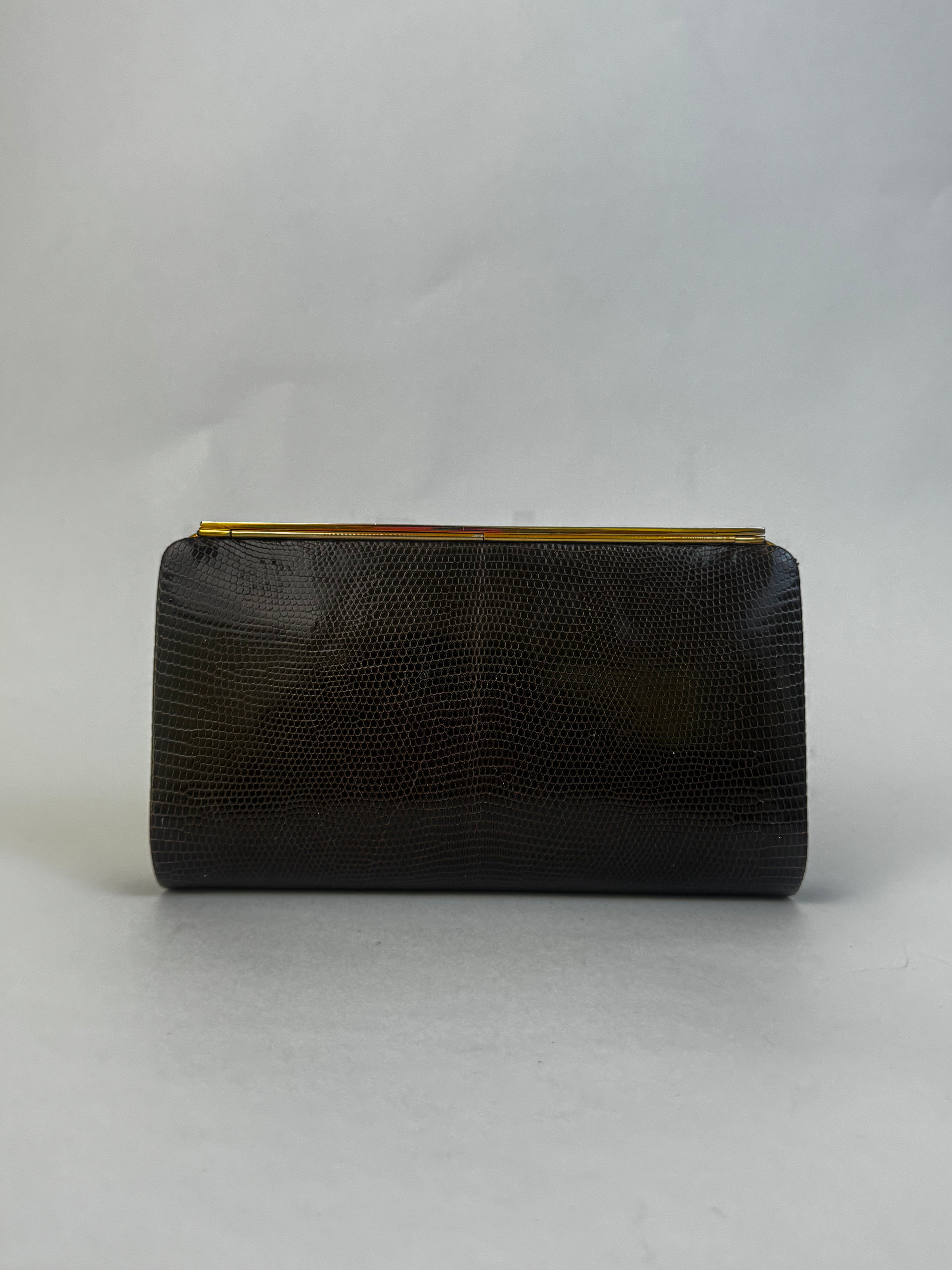 Gucci Vintage Python Leather Clutch