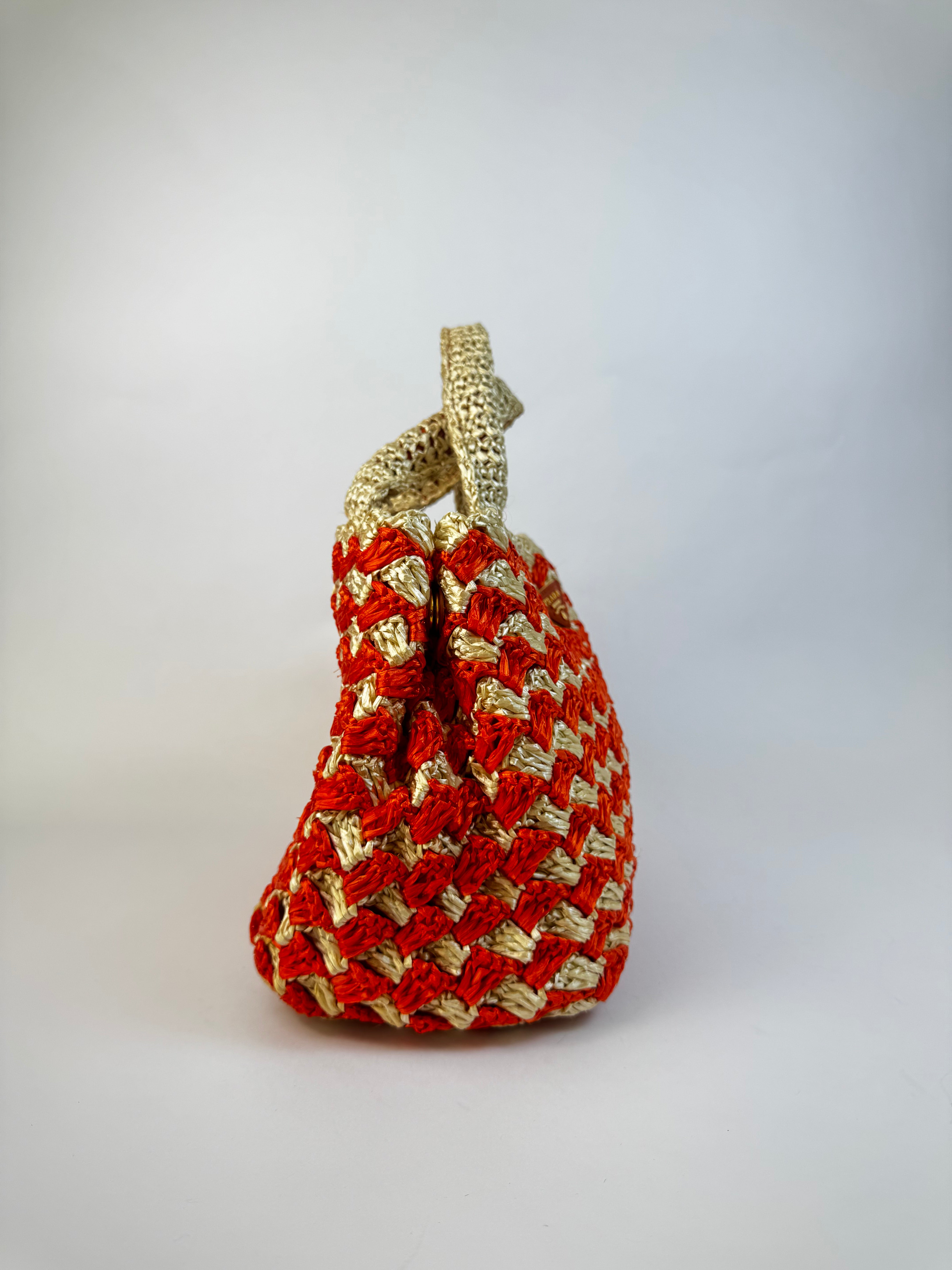 Prada Raffia Tote Bag