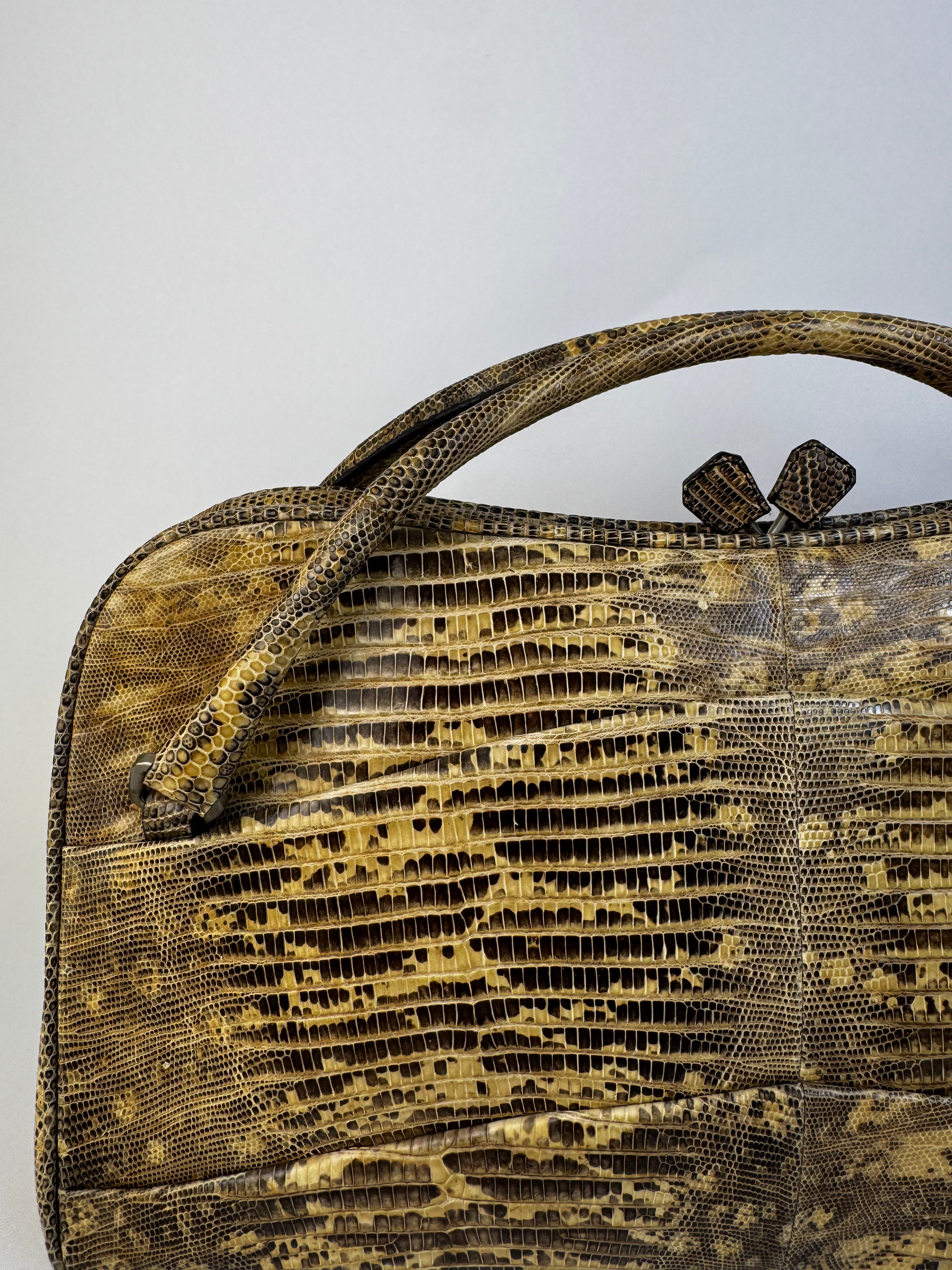 Prada Vintage Python Handbag