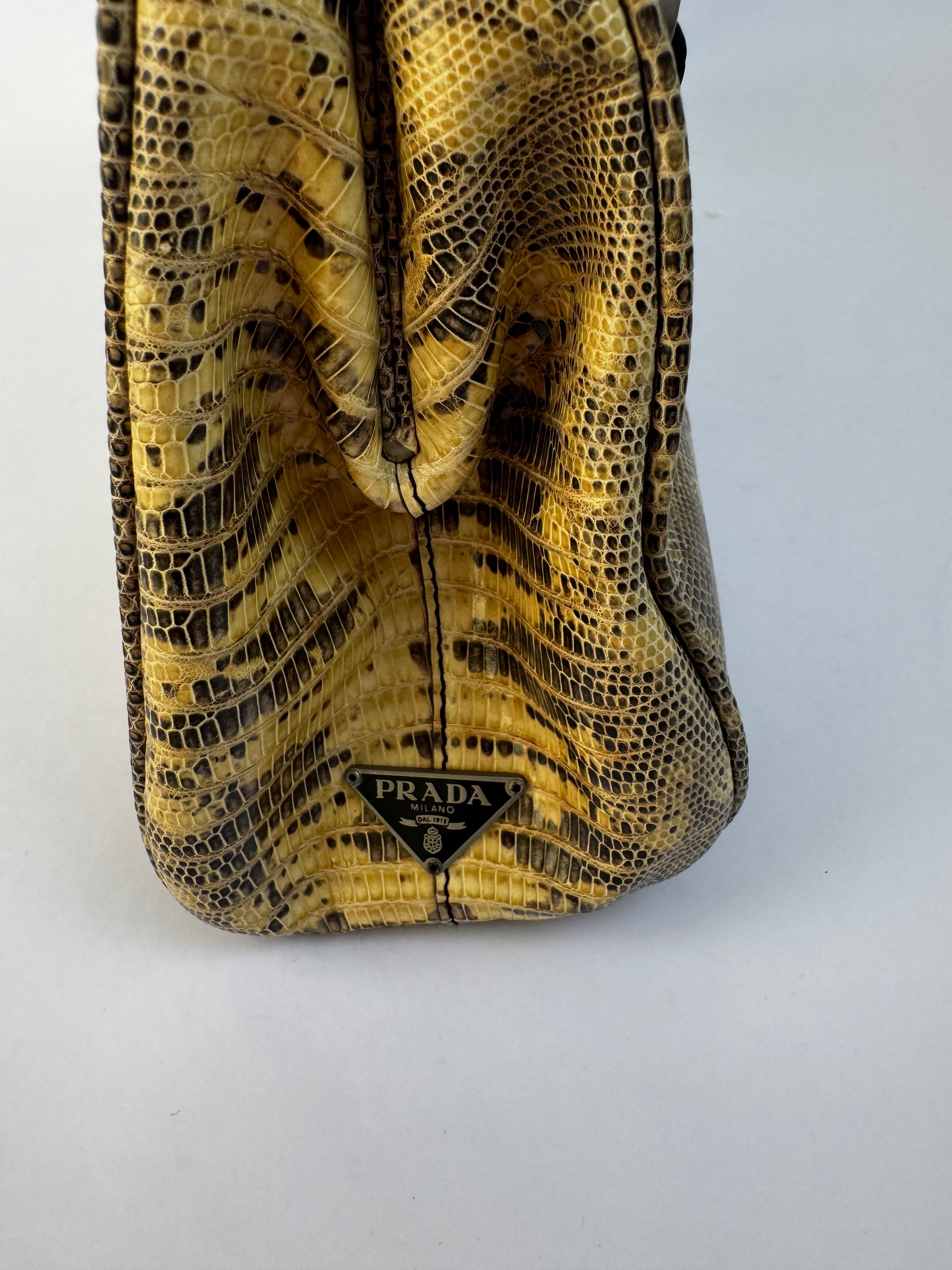 Prada Vintage Python Handbag