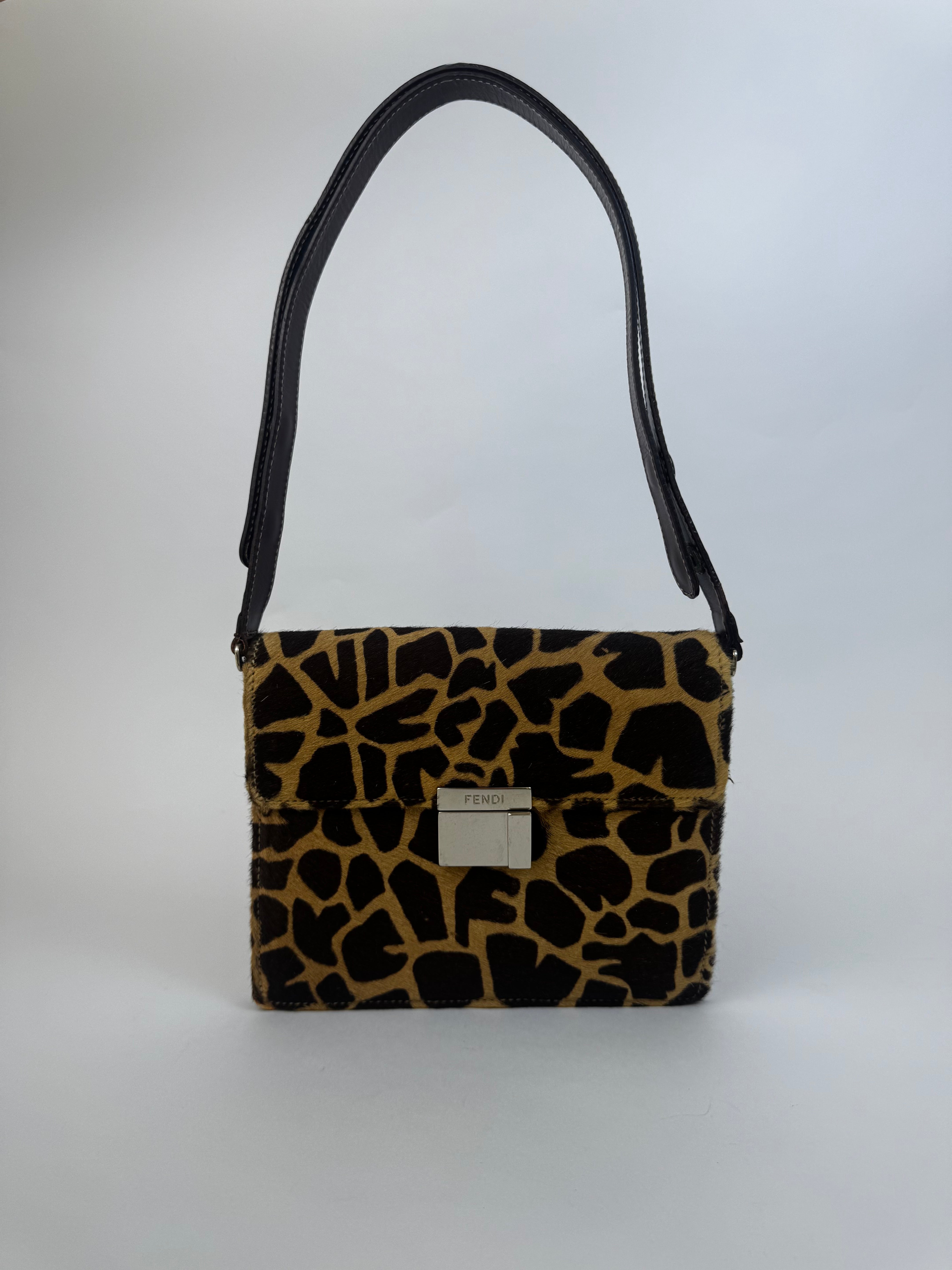 Fendi Vintage Ponyhair Shoulder Bag