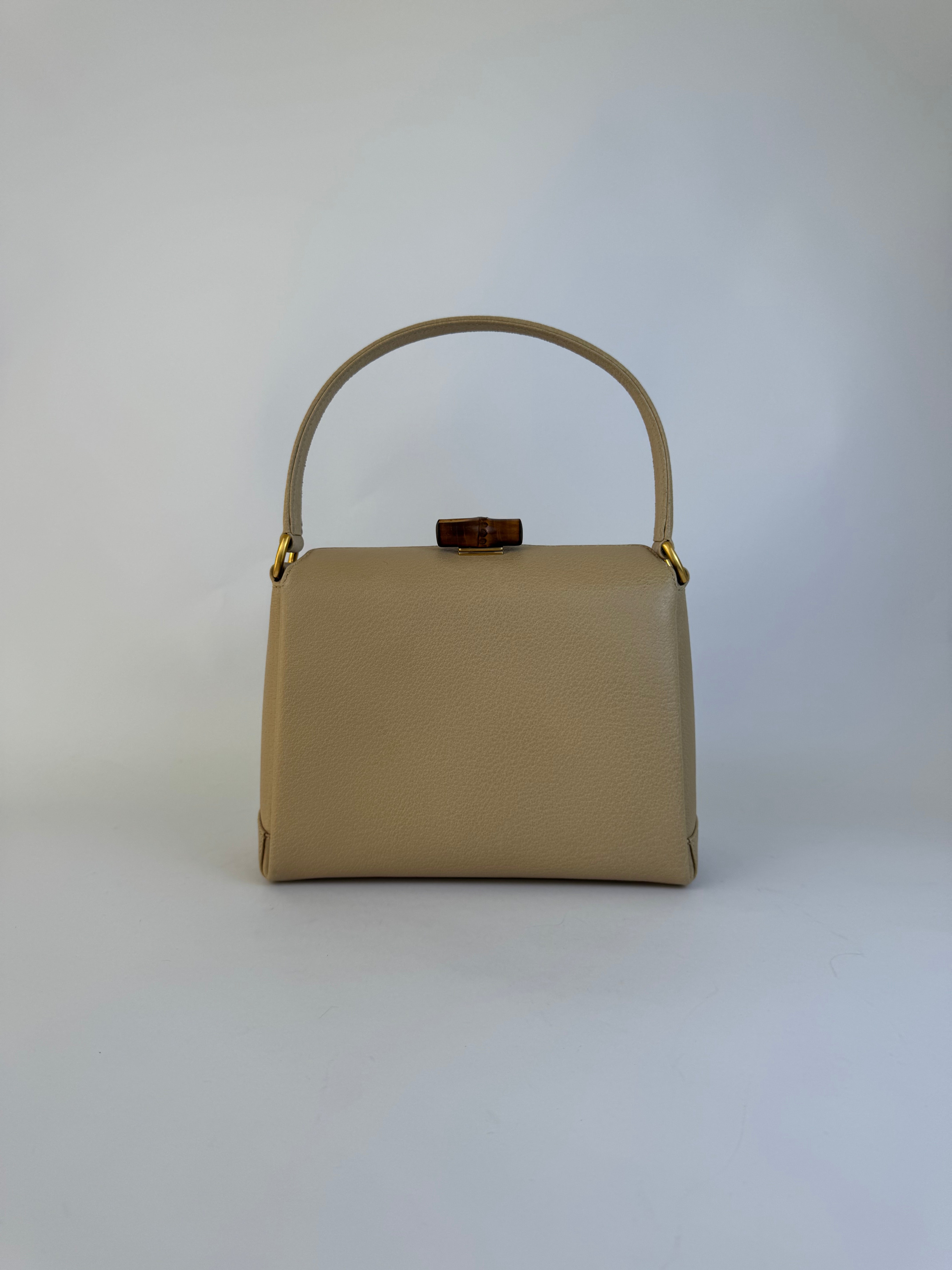 Gucci Vintage Bamboo Handbag