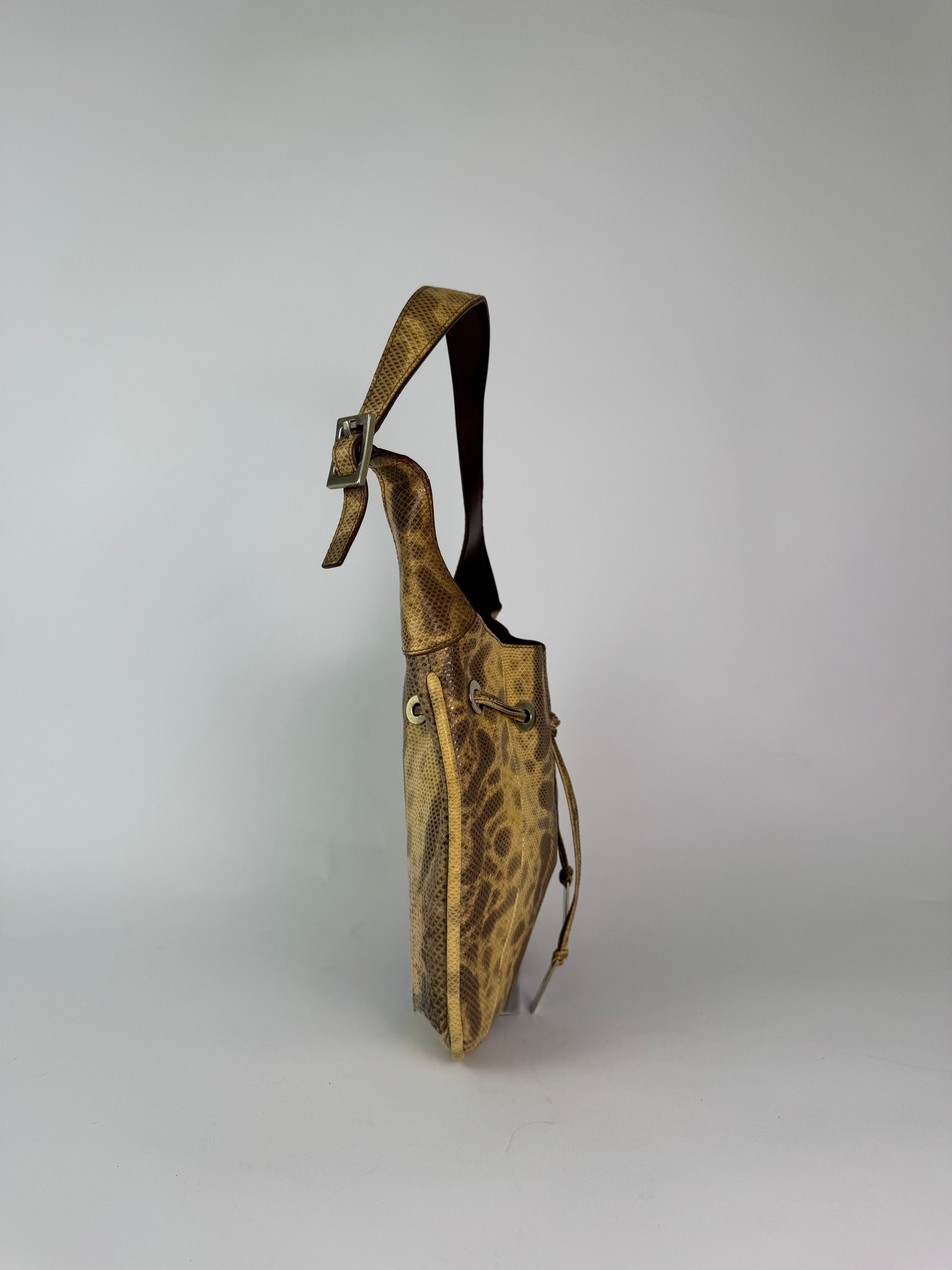 Gucci Vintage Python Shoulder Bag