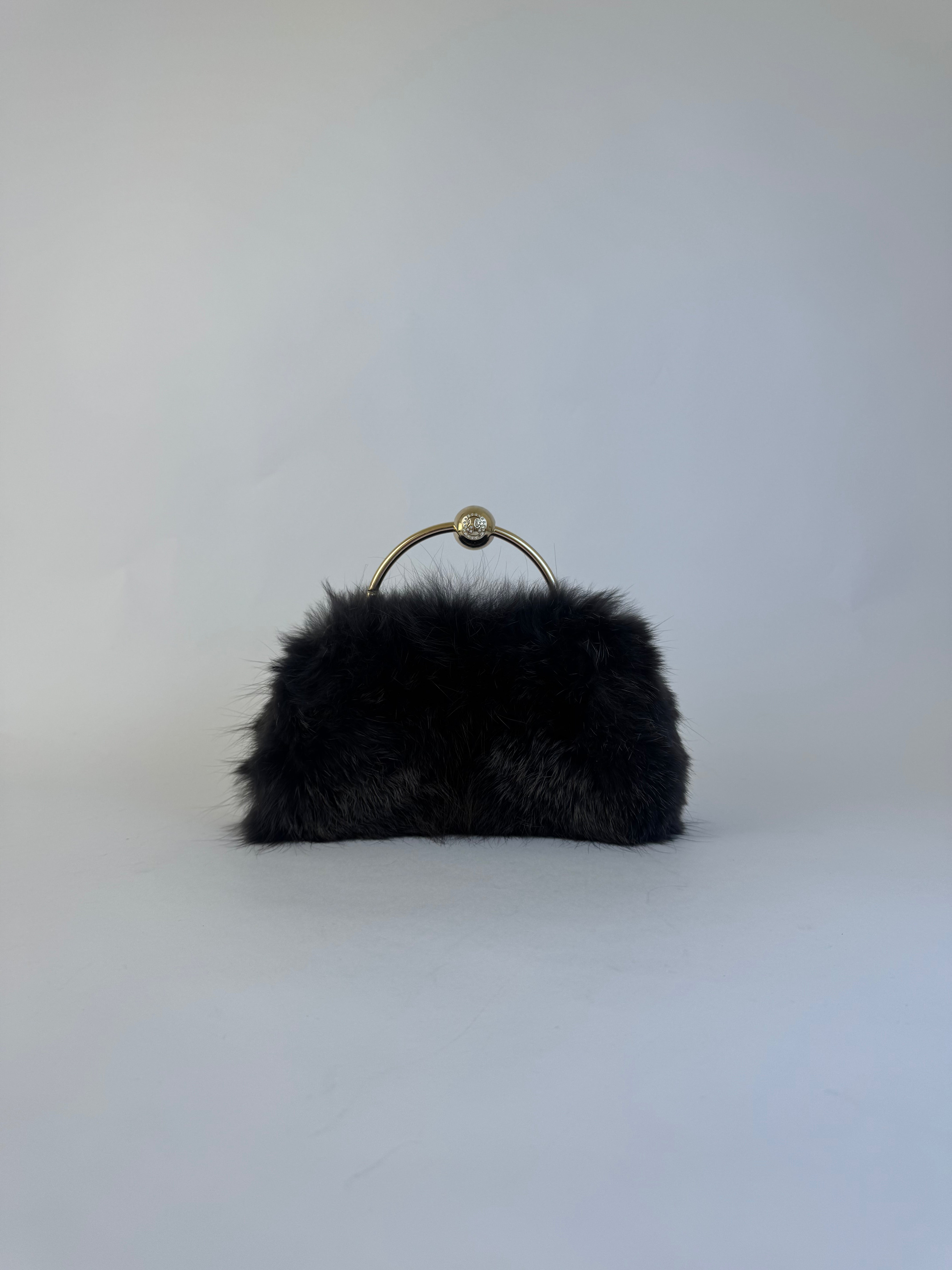 Gucci Vintage Mink Handbag Rare