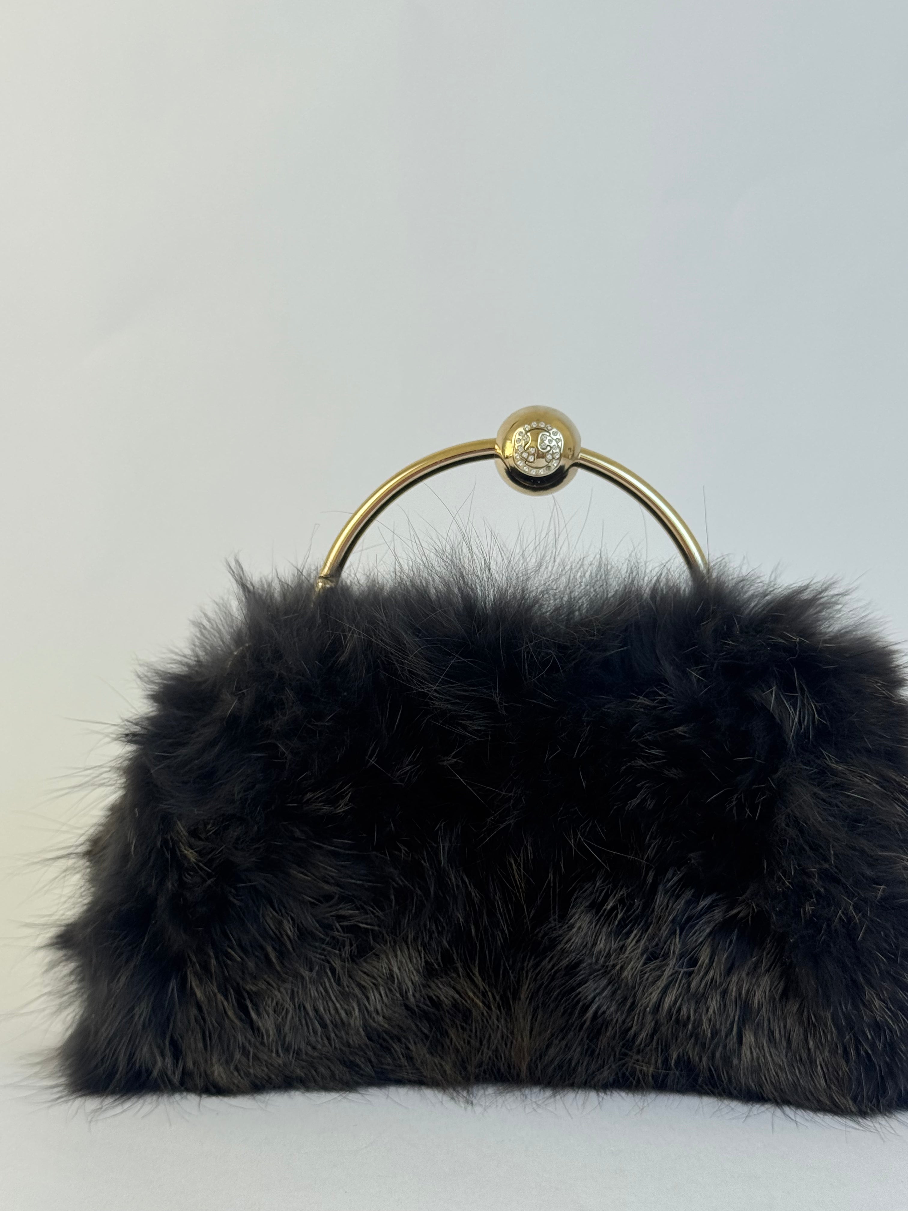 Gucci Vintage Mink Handbag Rare