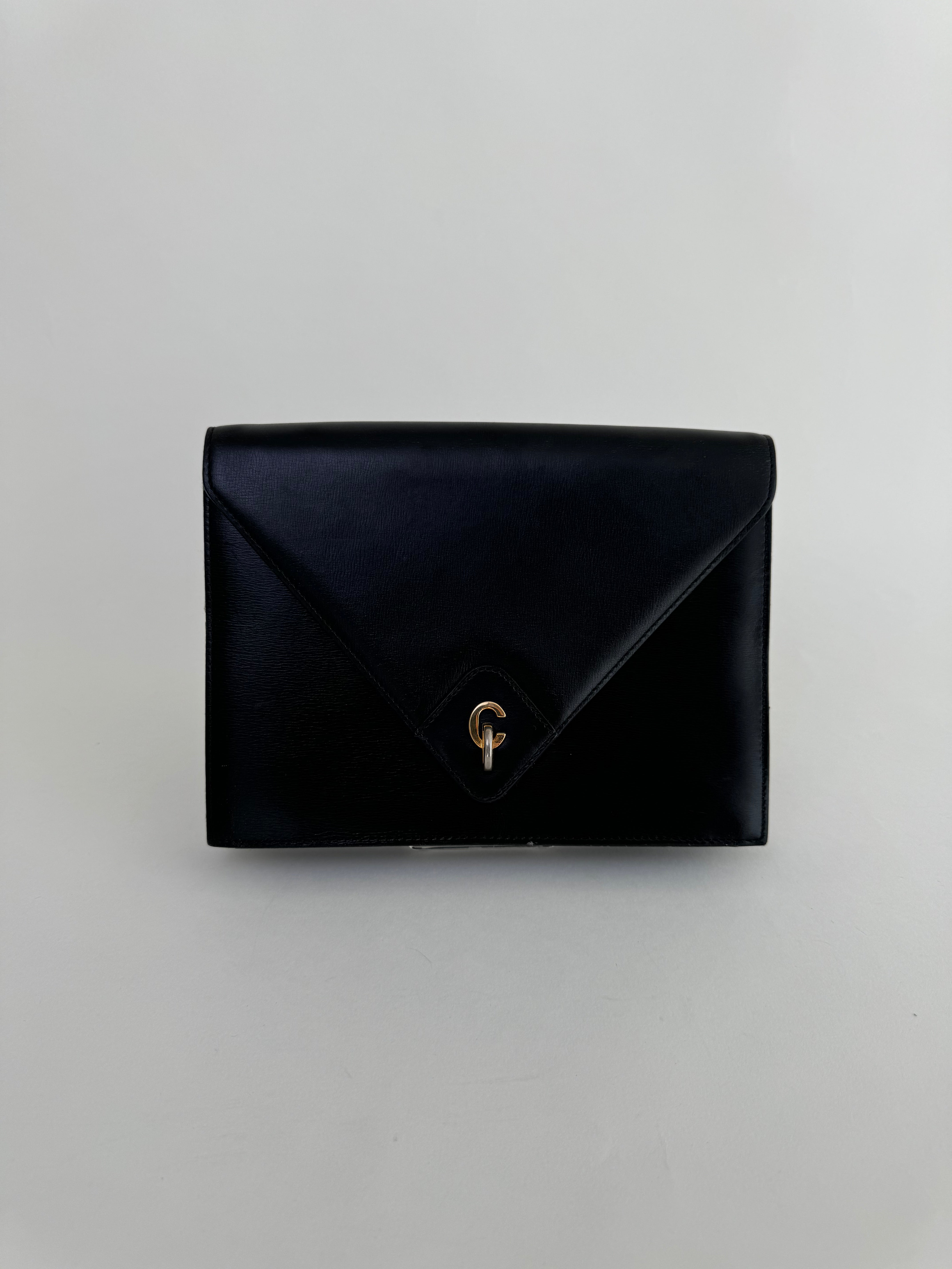 Christian Dior Vintage Leather Clutch/Cross Body Bag