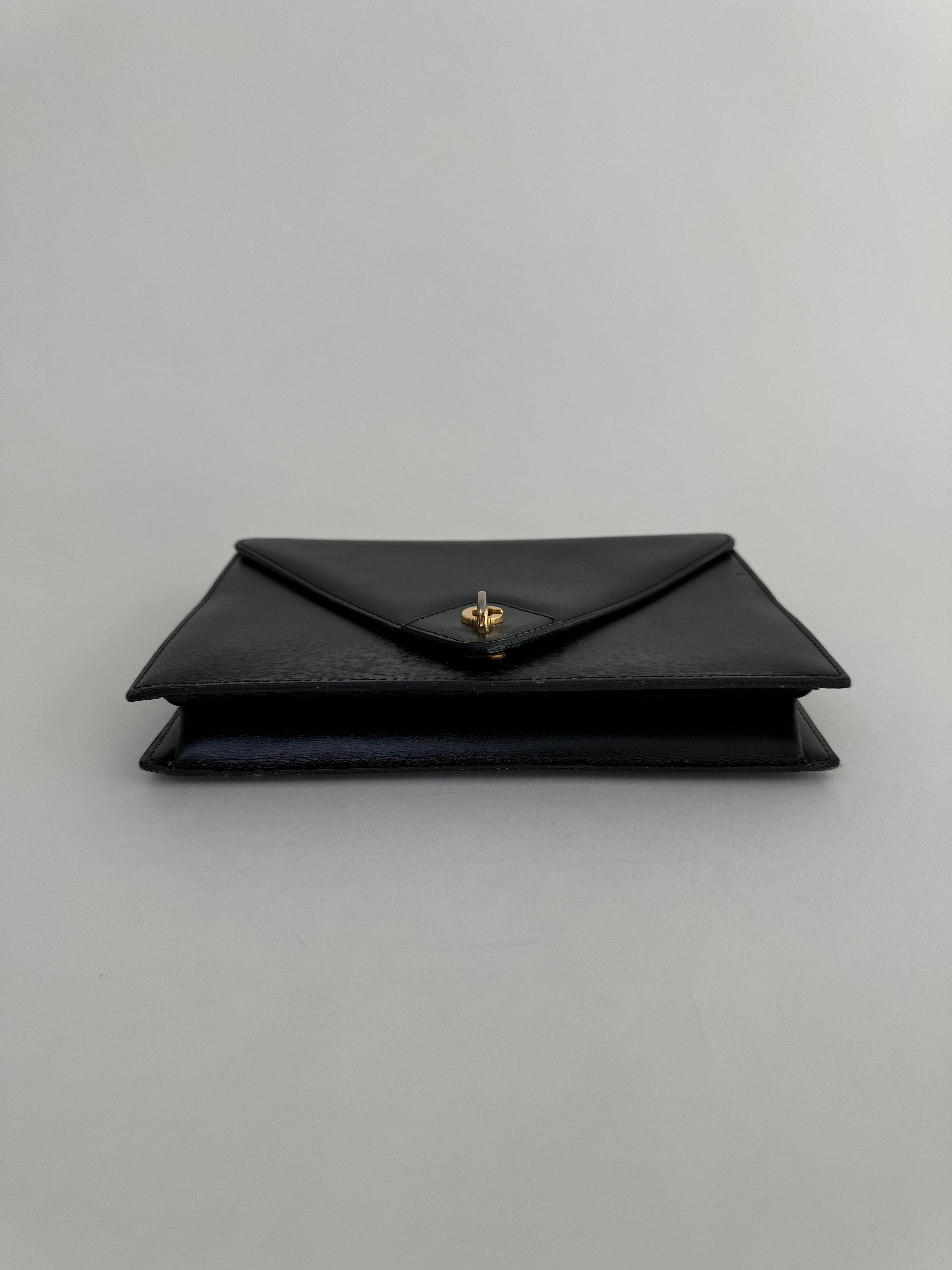 Christian Dior Vintage Leather Clutch/Cross Body Bag